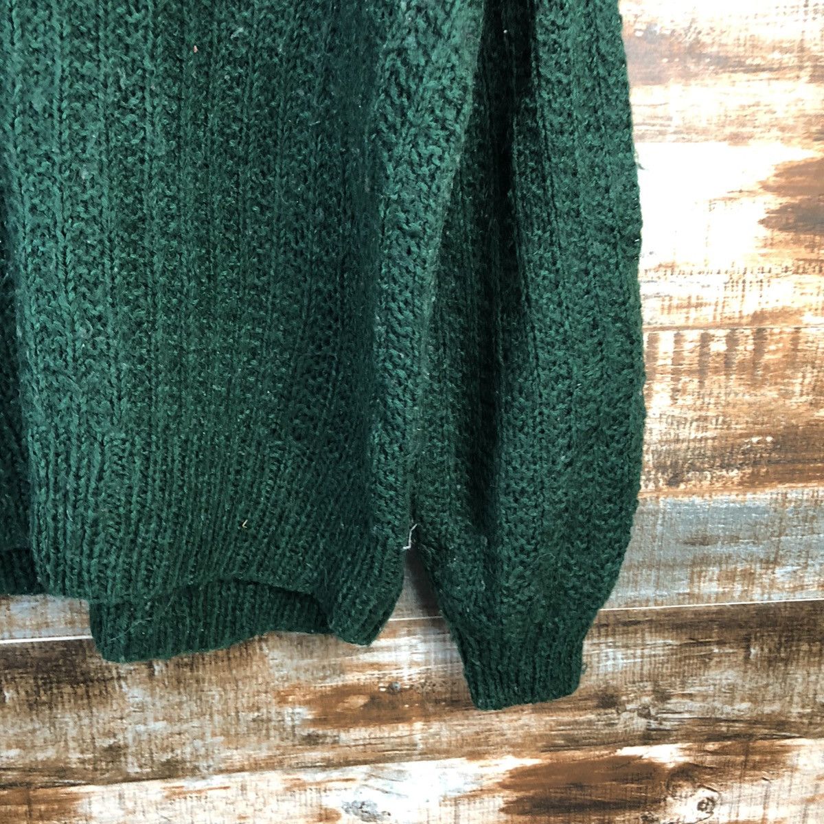 Japanese Brand DL Japan handmade vintage Green Knitwear #C552 Size US XL / EU 56 / 4 - 8 Thumbnail