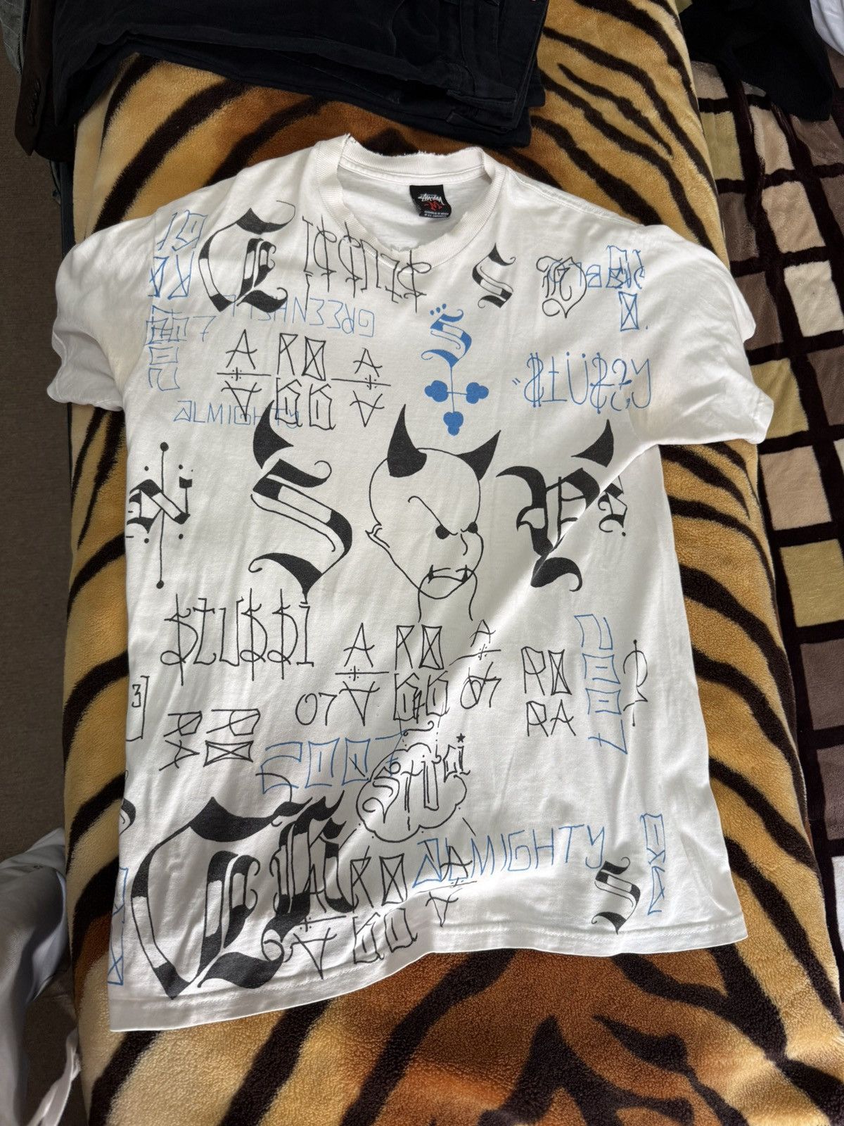 Stussy Stussy Vintage Tattoo Shirt Size US L / EU 52-54 / 3 - 1 Thumbnail