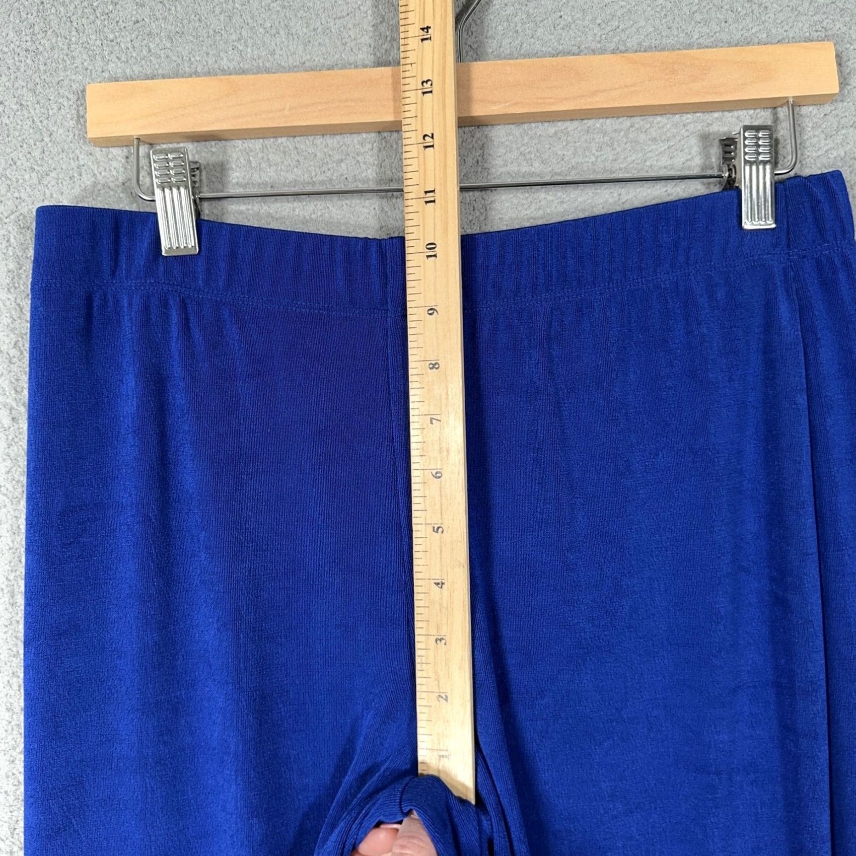 Vintage Chico's Travelers Pants Jersey Pull On Blue 1 Regular Womens Size XS / US 0-2 / IT 36-38 - 7 Thumbnail