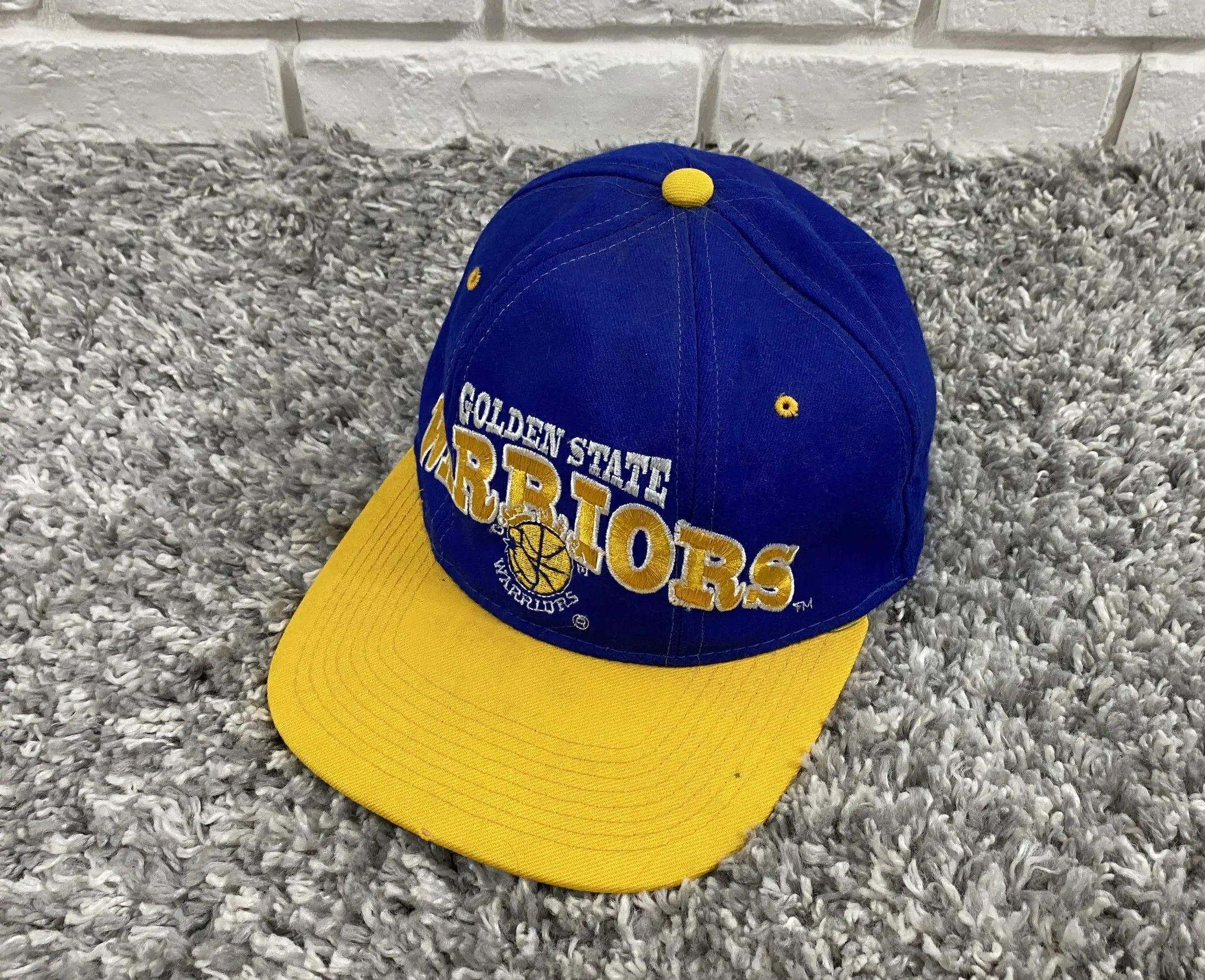 NBA 90s Golden State Warriors NBA Starter Big Logo Hat Cap Size ONE SIZE - 1 Thumbnail