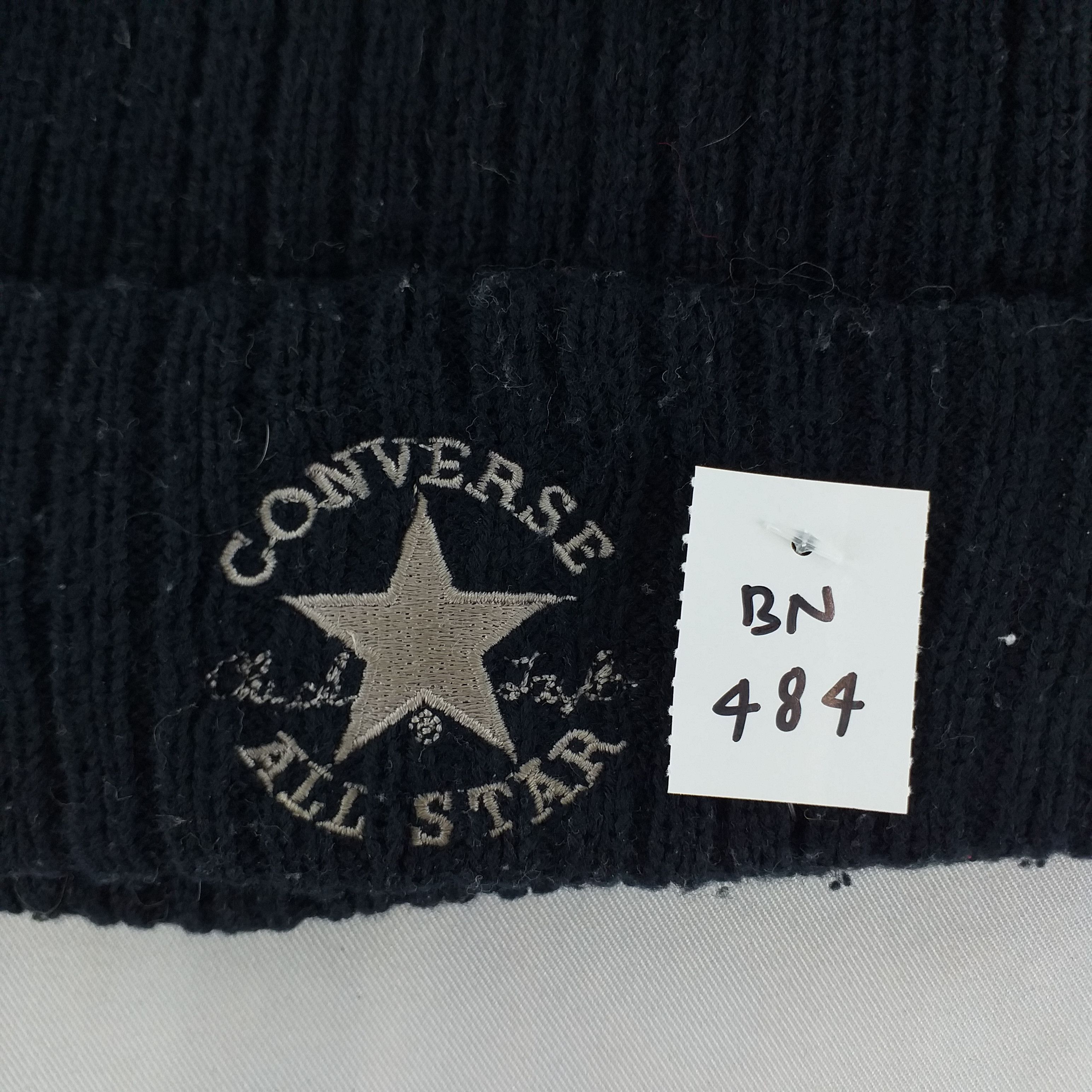 Japanese Brand Converse Logo Embroidery Snow Cap Hat Beanie -BN484 Size ONE SIZE - 6 Thumbnail