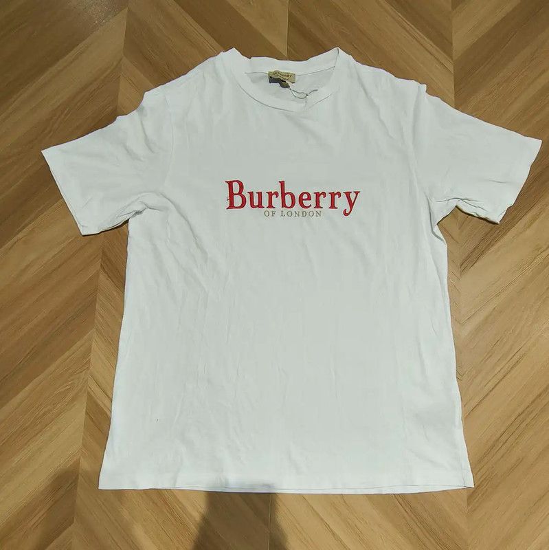 Burberry Burberry White Cotton Men's T-Shirt Size US M / EU 48-50 / 2 - 1 Thumbnail