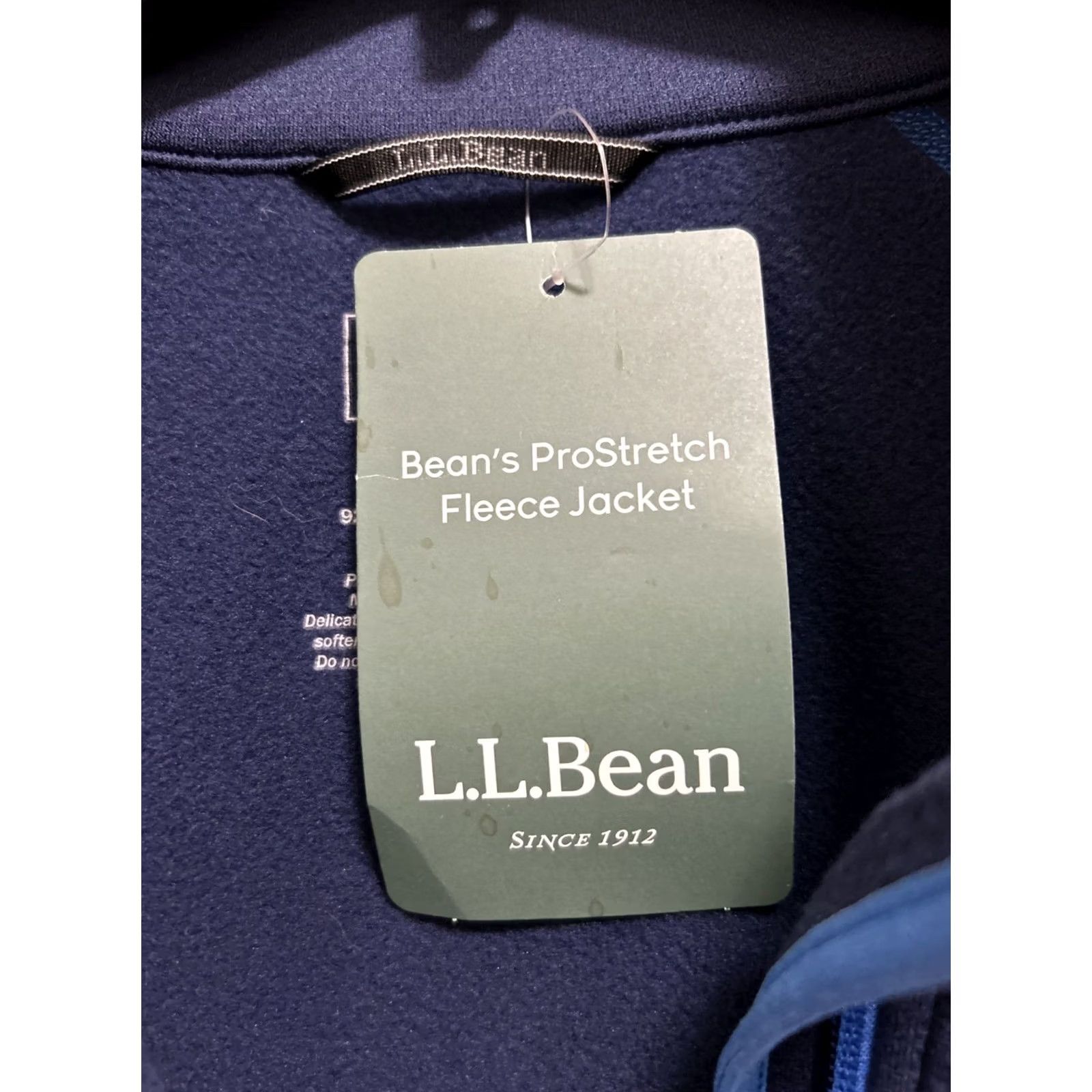 Vintage VINTAGE? No. L.L. Bean ProStretch Fleece Jacket Womens Medium Blue Full Zip Lightweight 294991 Size M / US 6-8 / IT 42-44 - 5 Thumbnail
