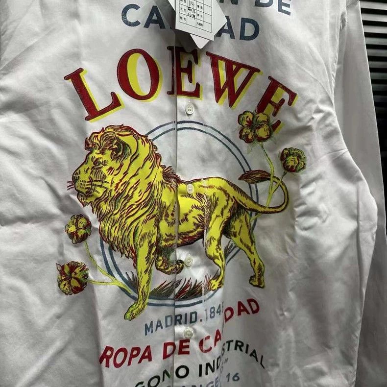 Loewe loewe Lion logo shirt 2506-Nextarrow Size US XXS / EU 40 - 2 Thumbnail