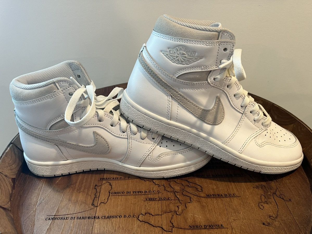 Nike Nike Air Jordan 1 I High Retro OG 85 White Neutral Grey Size US 7.5 / EU 40-41 - 5 Thumbnail
