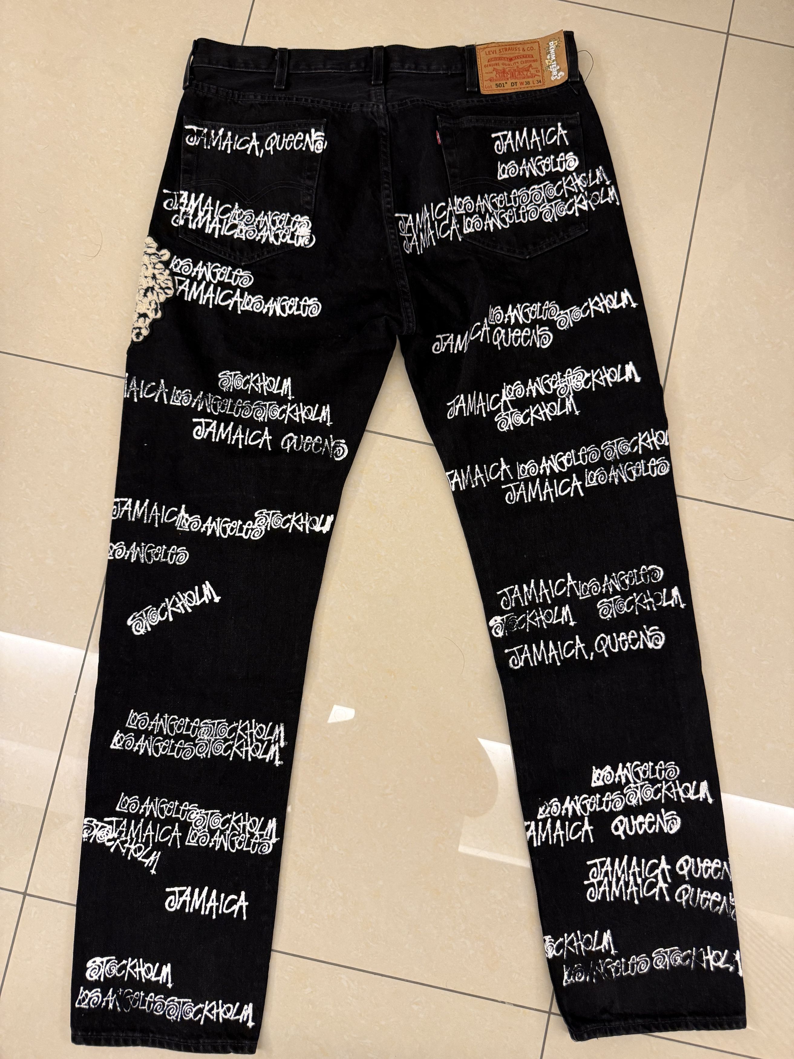 DENIM TEARS × Our Legacy × Stussy Stussy x Denim Tears x Our Legacy TTL 501 Jeans Size US 38 / EU 54 - 2 Thumbnail