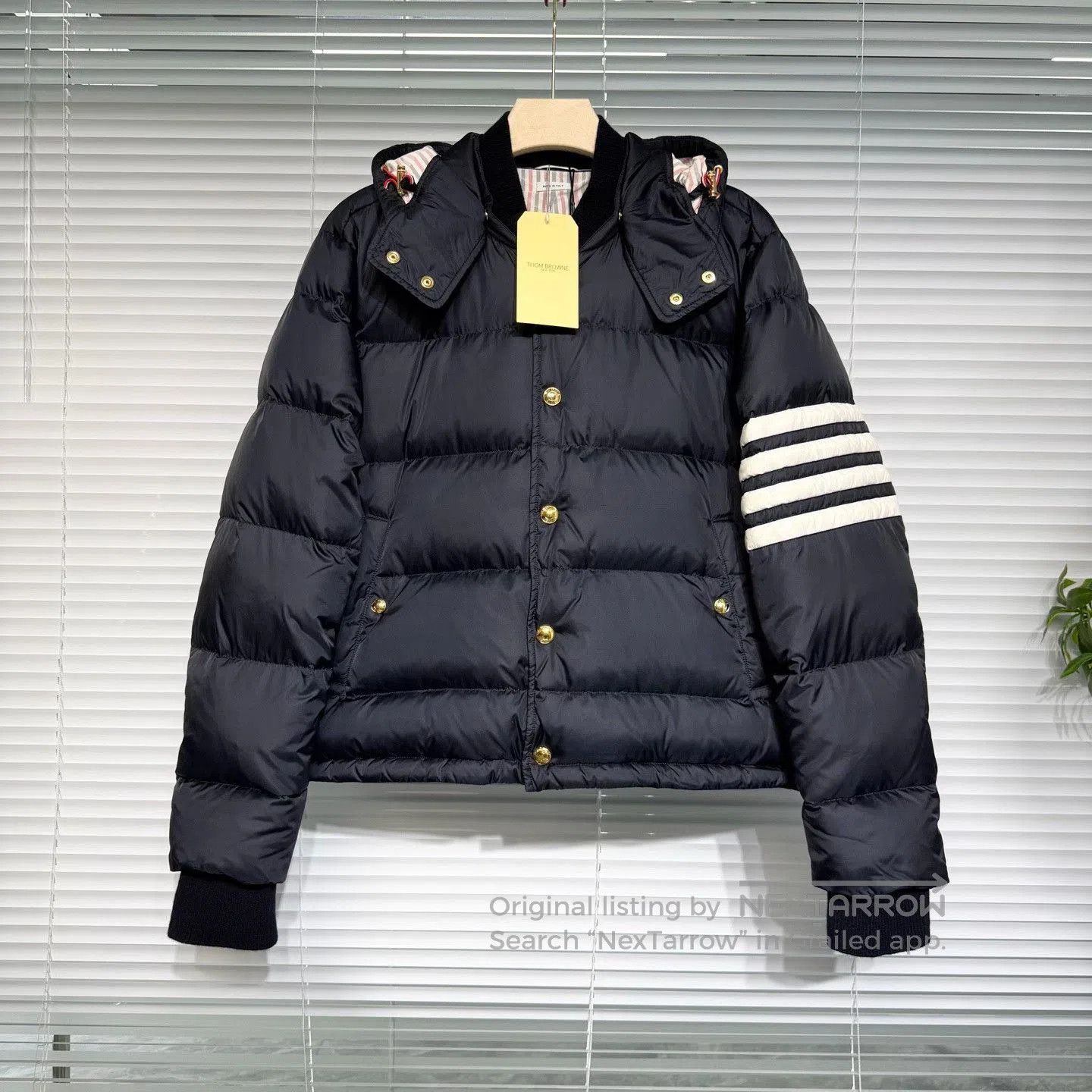 Thom Browne Thom Browne Dark Blue Down Jacket. Size US M / EU 48-50 / 2 - 1 Thumbnail