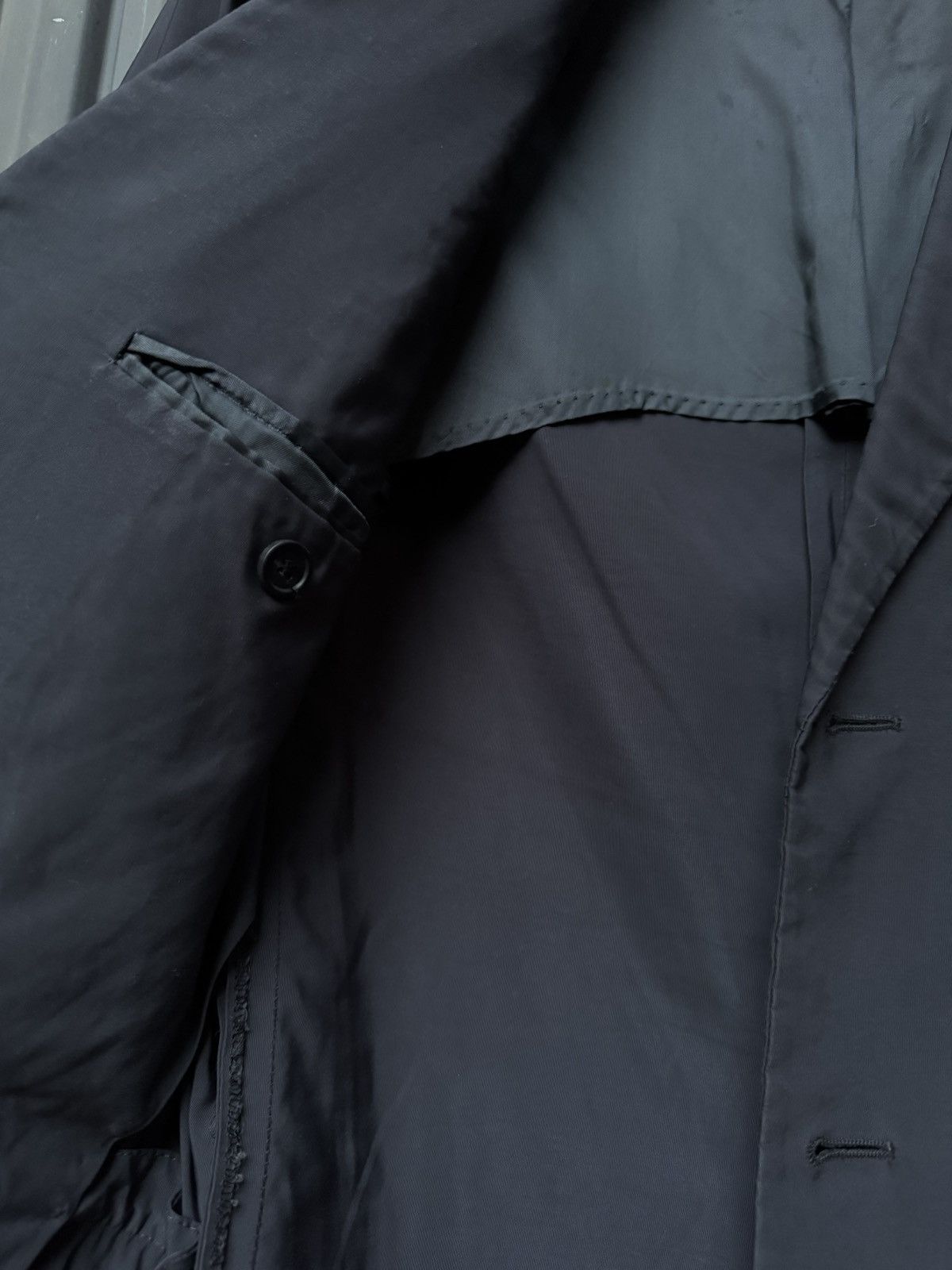Prada Prada Milano Tech Blazer – Dark Charcoal – Size 48 Size 38R - 4 Thumbnail