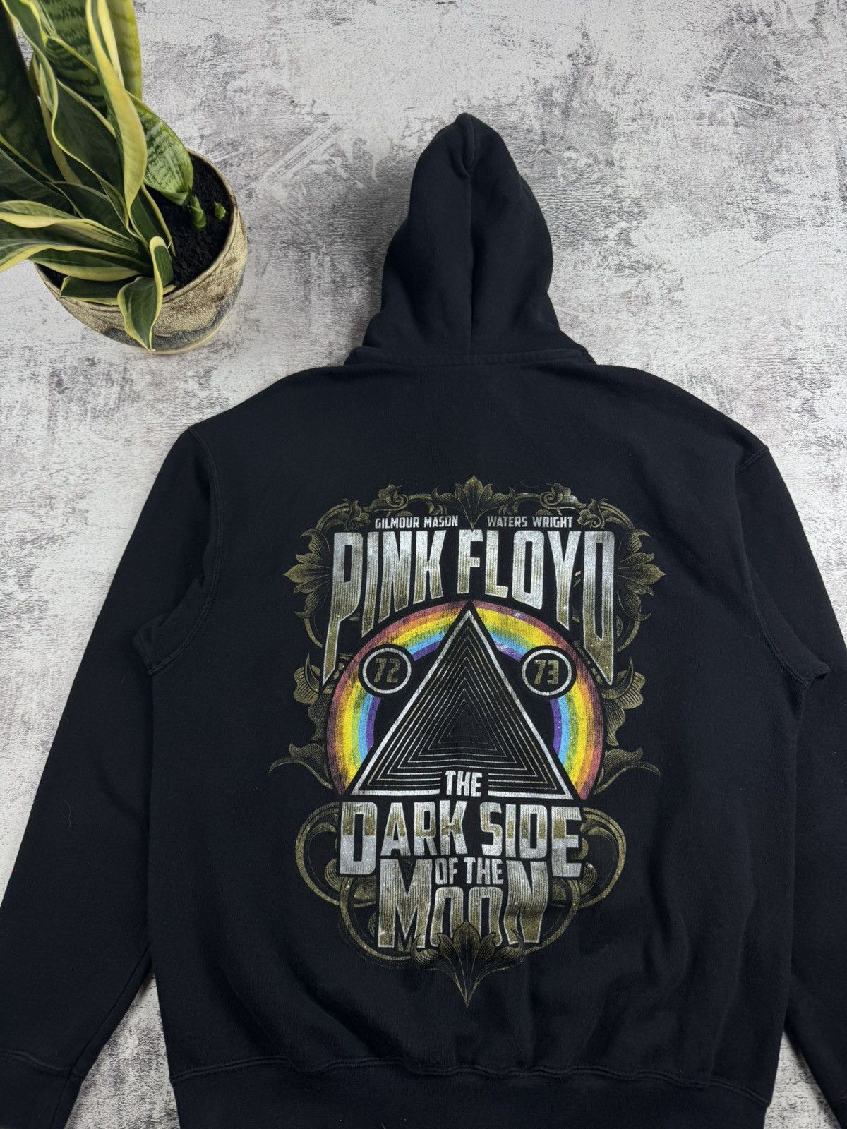 Band Tees Vintage Pink Floyd Dark Side of The Moon Large Rap Hip Hop Zip Hoodie Pullover Size US L / EU 52-54 / 3 - 5 Thumbnail