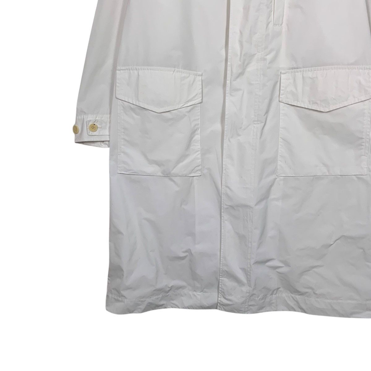 Jil Sander × Uniqlo Uniqlo Jil Sander Pure White Hooded Overcoat Size US L / EU 52-54 / 3 - 4 Thumbnail