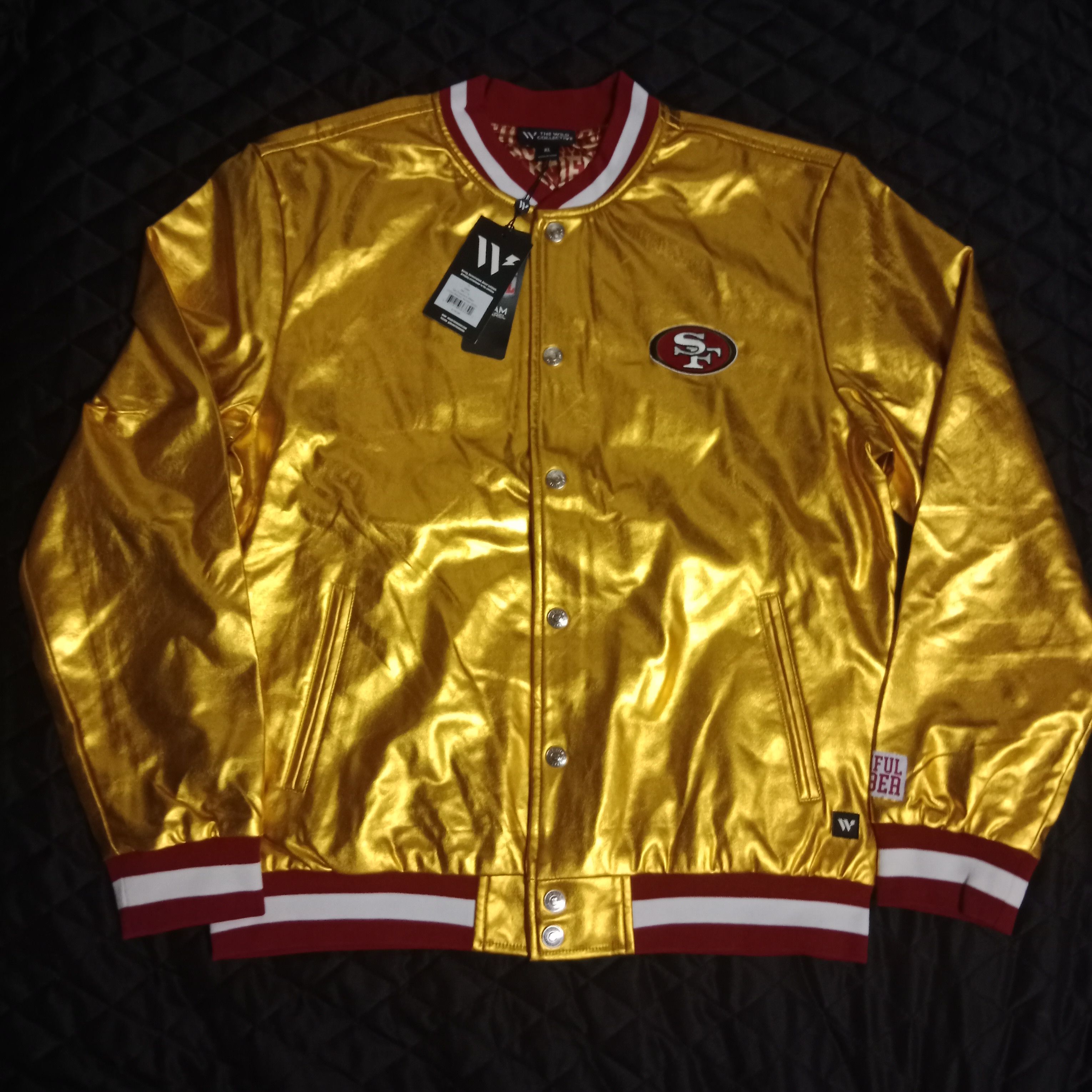 The Wild Collective San Francisco 49ers Bomber Jacket