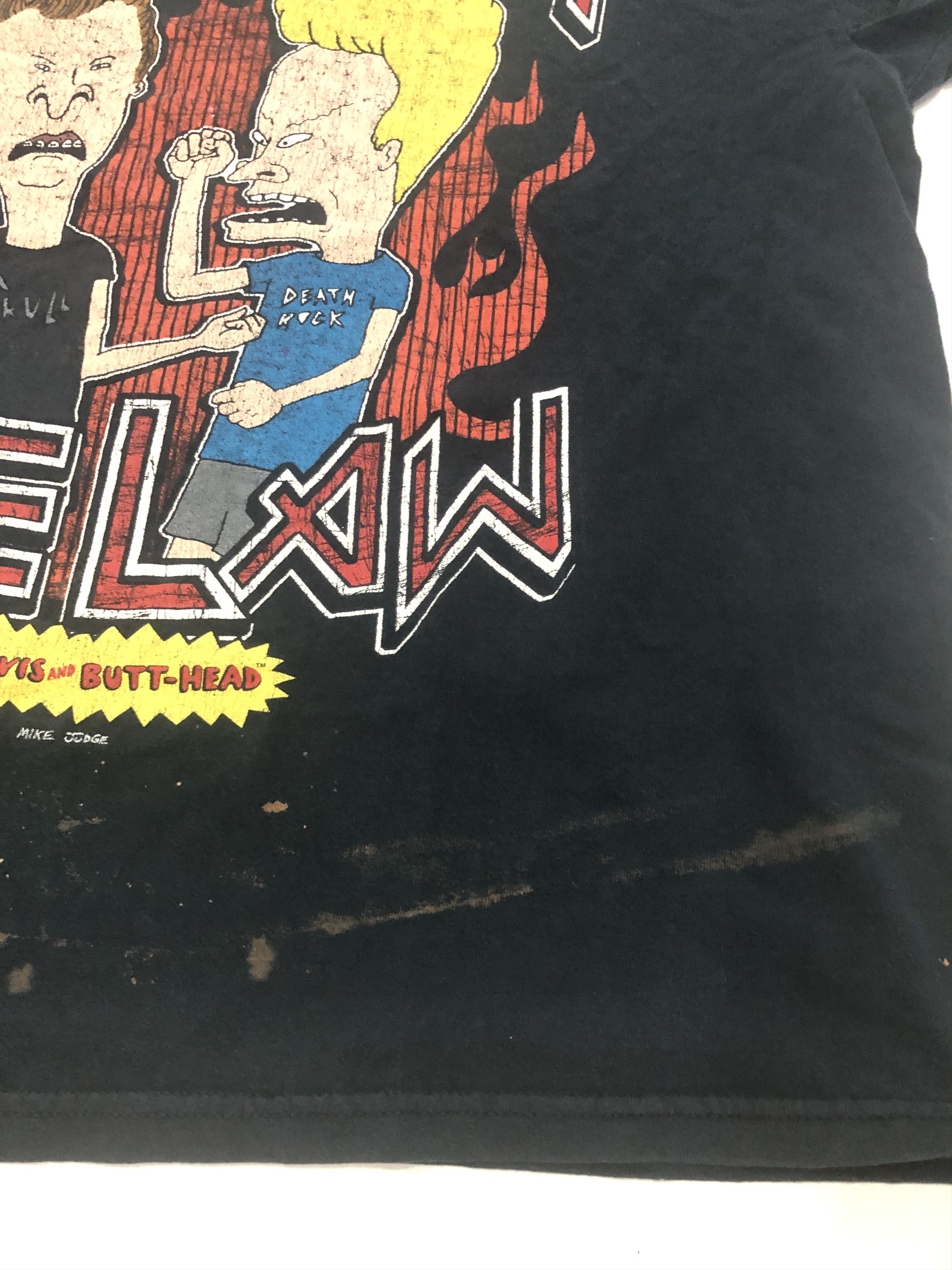 Cartoon Network × Mtv × Vintage Vintage Worn MTV Beavis And Butt-Head T-shirts Size US XL / EU 56 / 4 - 6 Thumbnail