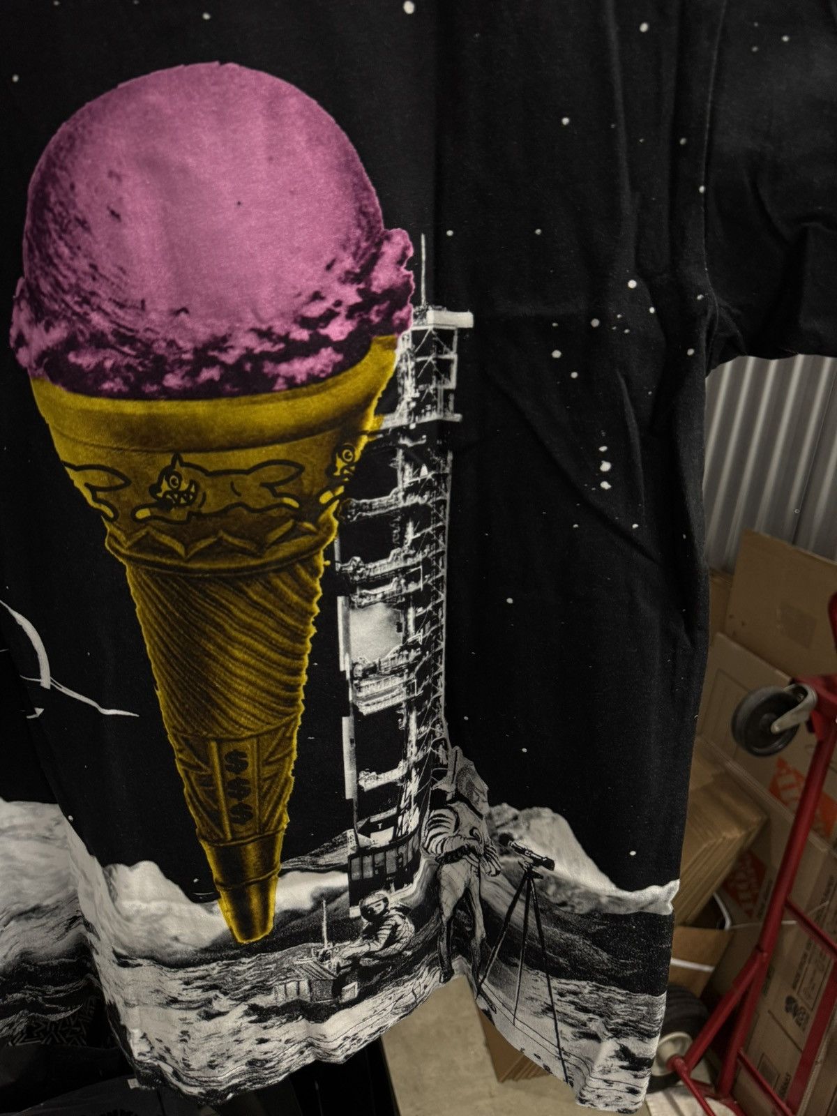 Icecream Ice Cream Moon and Space T-Shirt Size XXL Size US XXL / EU 58 / 5 - 10 Thumbnail