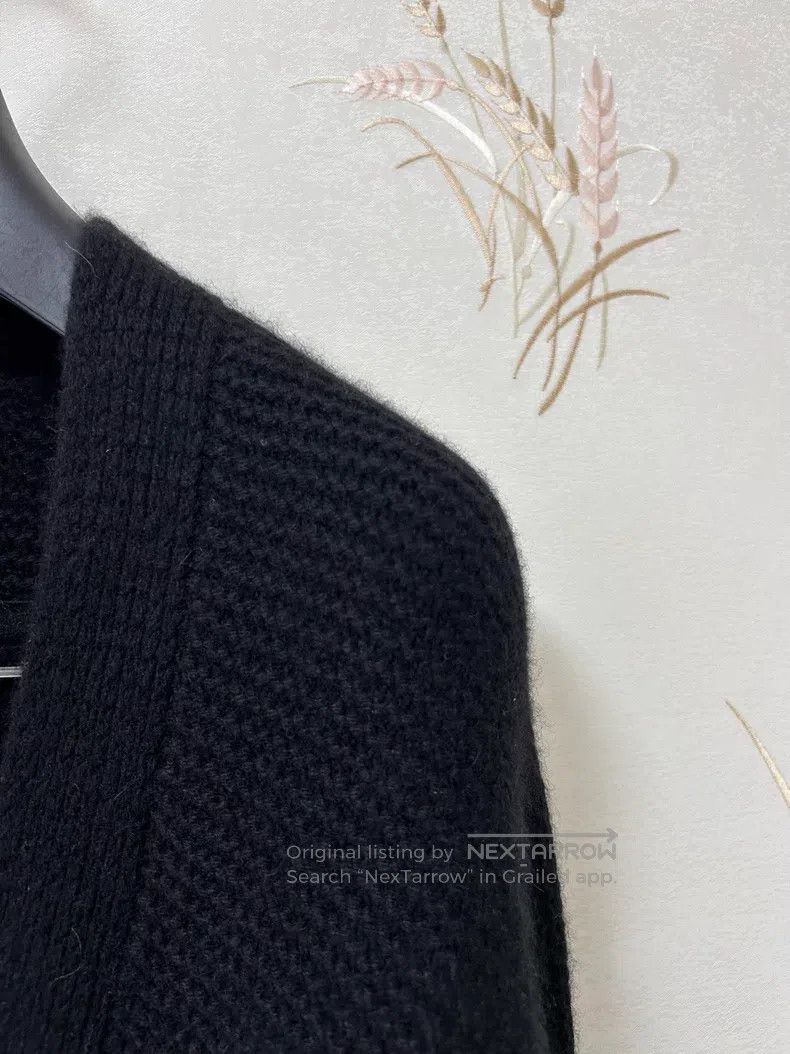 The Row The Row Black cashmere knit cardigan Size L / US 10 / IT 46 - 5 Thumbnail