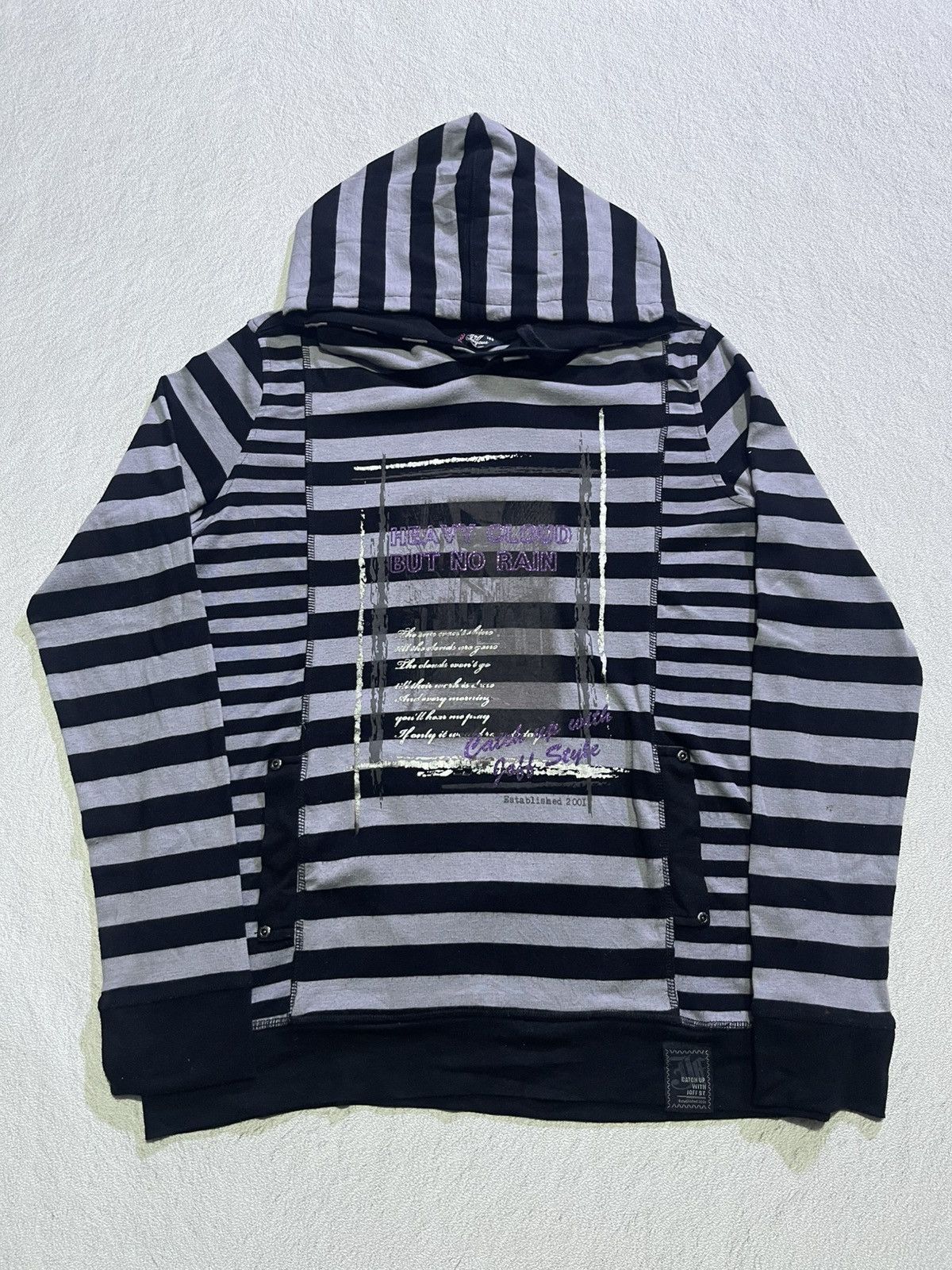 Hysteric Glamour JOYOUS Y2K HOODIE WITH STRIPED PATTERN Size US M / EU 48-50 / 2 - 1 Thumbnail