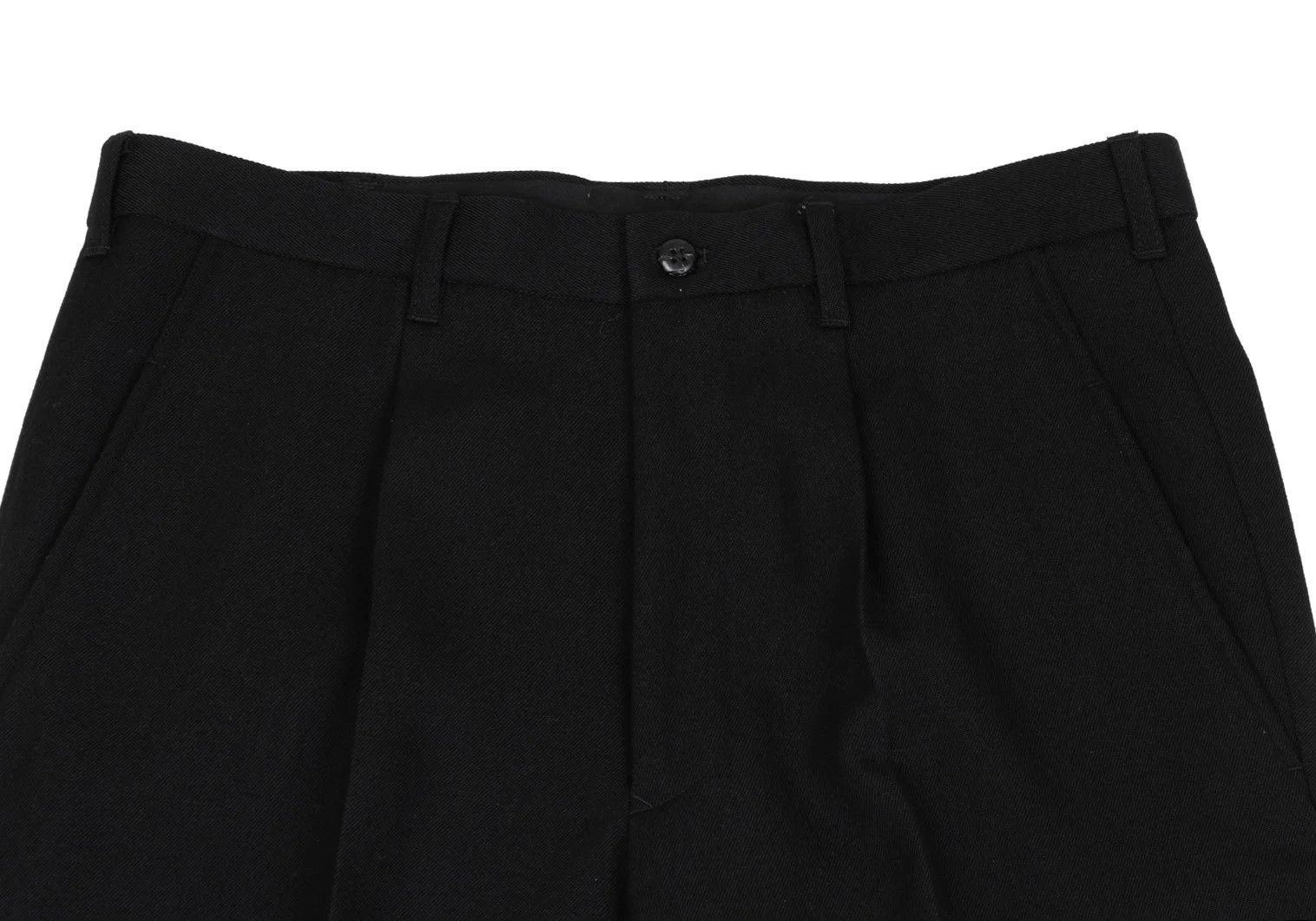 Yohji Yamamoto Yohji Yamamoto Wool Tuck Straight Pants Black size 3 Size US 34 / EU 50 - 2 Thumbnail