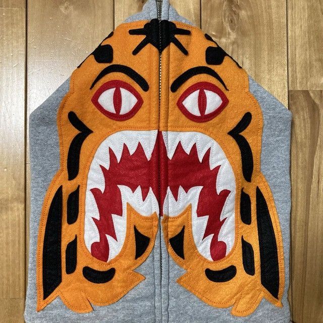 Bape BAPE Tiger Full Zip Hoodie a bathing ape NIGO Size US M / EU 48-50 / 2 - 3 Thumbnail