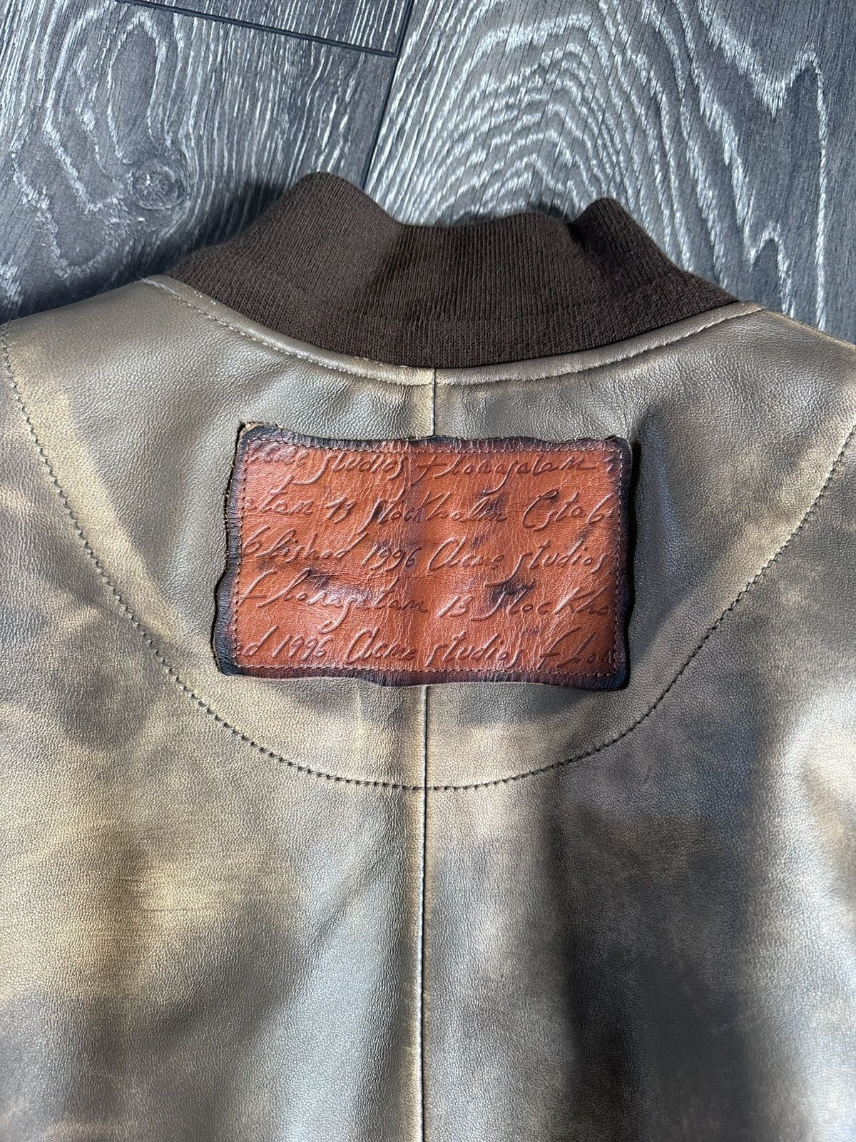 Acne Studios acne studios lorlingo leather bomber jacket Size US S / EU 44-46 / 1 - 4 Thumbnail