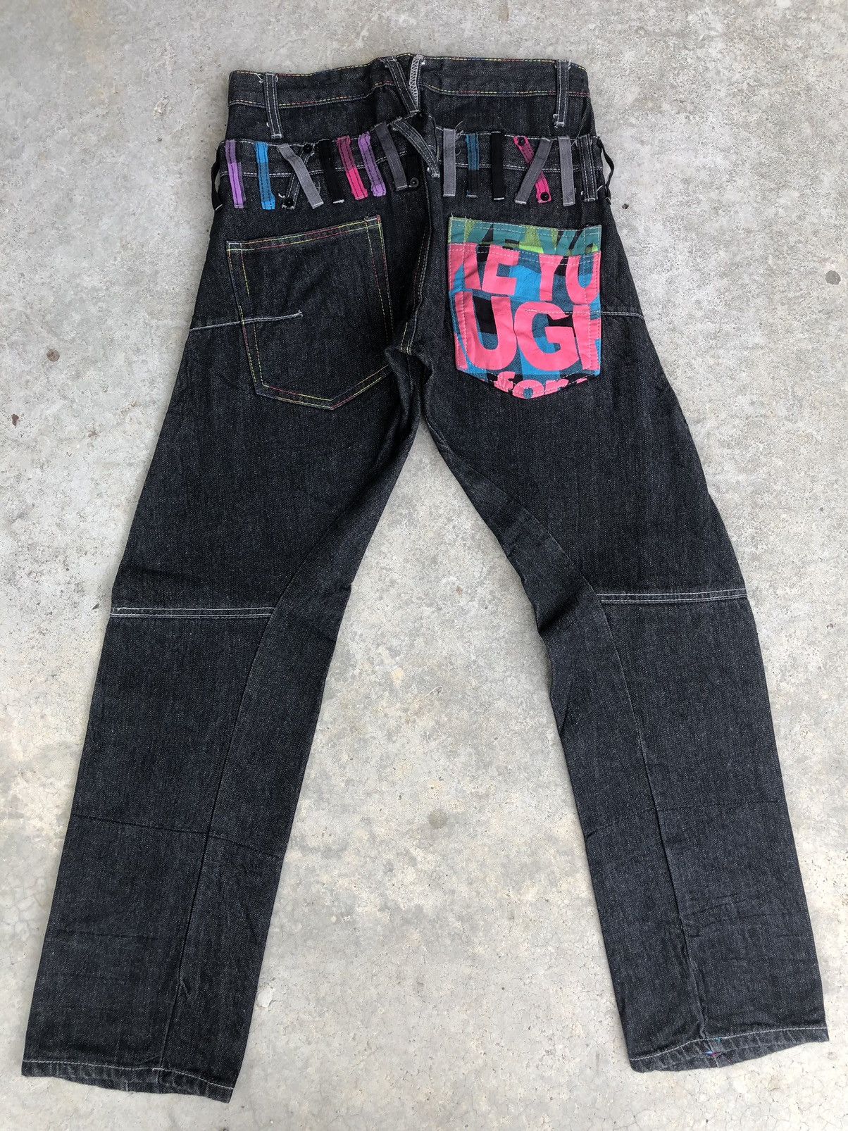 Hysteric Glamour Japanese Breathmint Double Waist Distressed Jeans Size US 30 / EU 46 - 2 Thumbnail