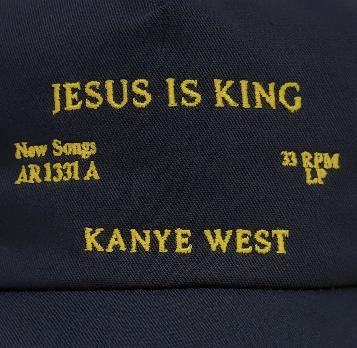Kanye West Kanye West Jesus Is King Hat Navy Size ONE SIZE - 2 Thumbnail