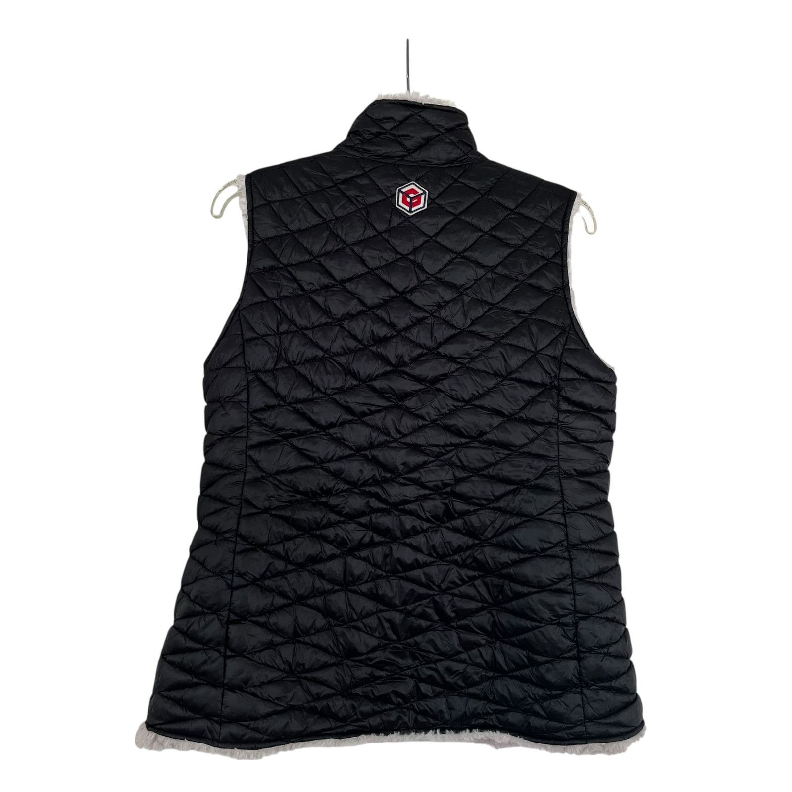 Steve Madden Steve Madden Black Quilted Reversible Sherpa Vest Womens Size M / US 6-8 / IT 42-44 - 6 Thumbnail