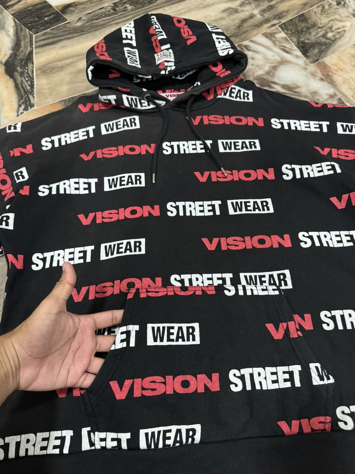 Vision Streetwear Vision Street Wear Monogram Hoodie Size US L / EU 52-54 / 3 - 5 Thumbnail