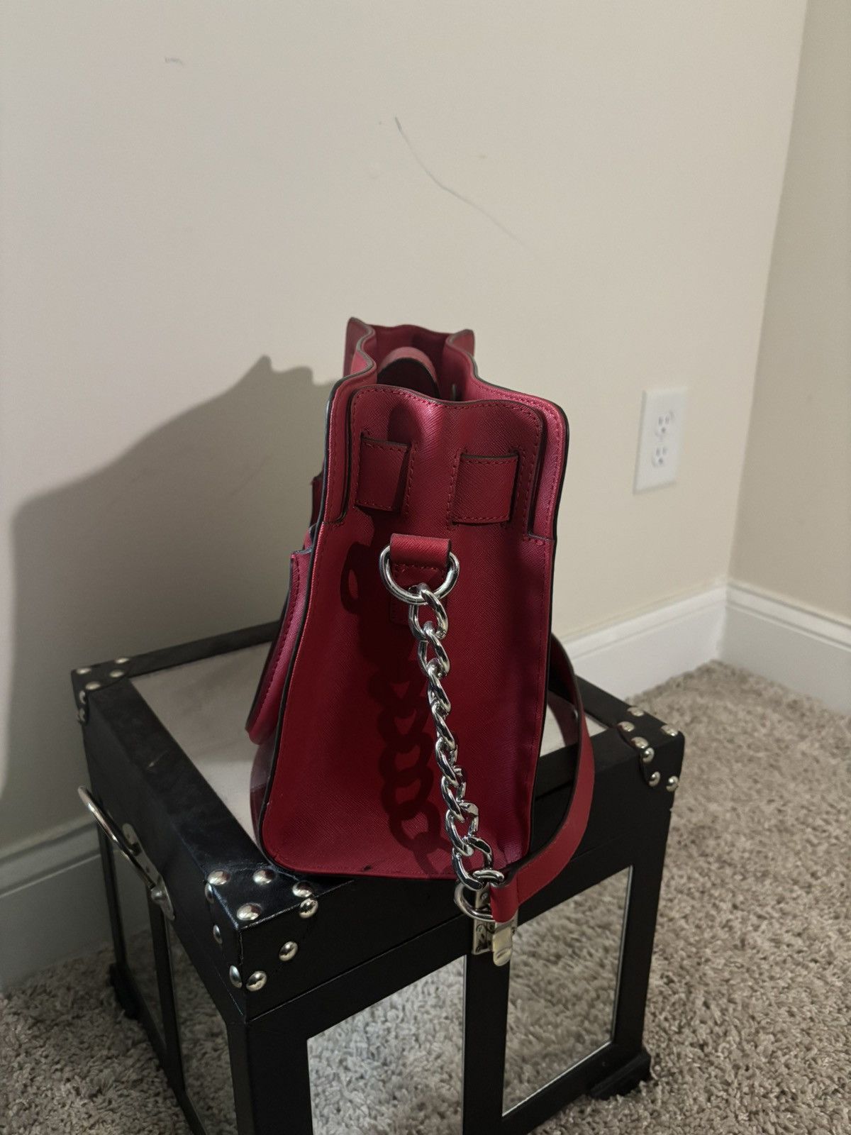 Michael Kors NWT: Michael Kors, red patent Hamilton Size ONE SIZE - 2 Thumbnail