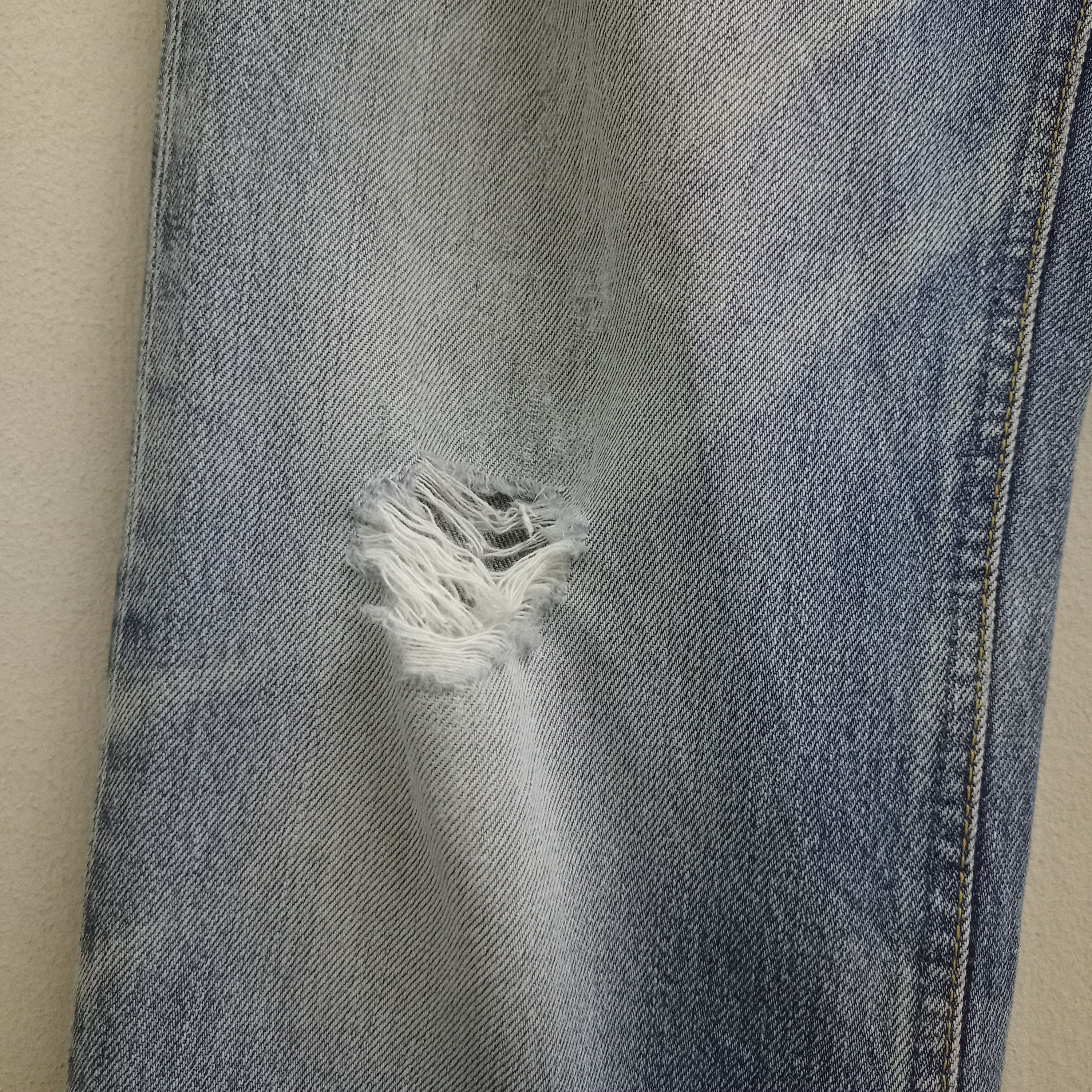 Lee Vintage Japanese Lee Riders Faded Wash Ripped Loose Jeans Size US 31 - 5 Thumbnail
