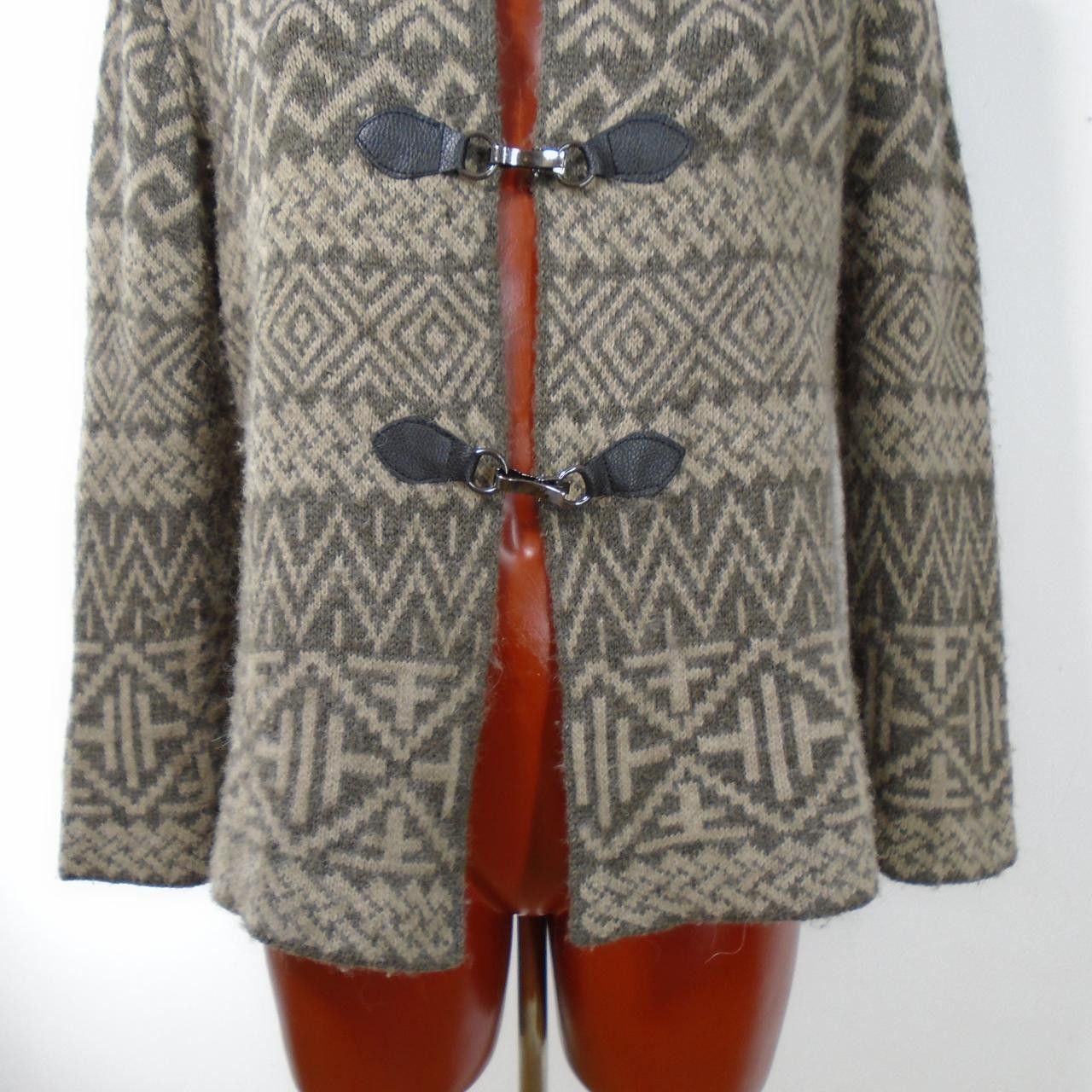 Vintage Women's Cardigan Italy Moda. Brown. M. Used. Very good Size M / US 6-8 / IT 42-44 - 9 Thumbnail