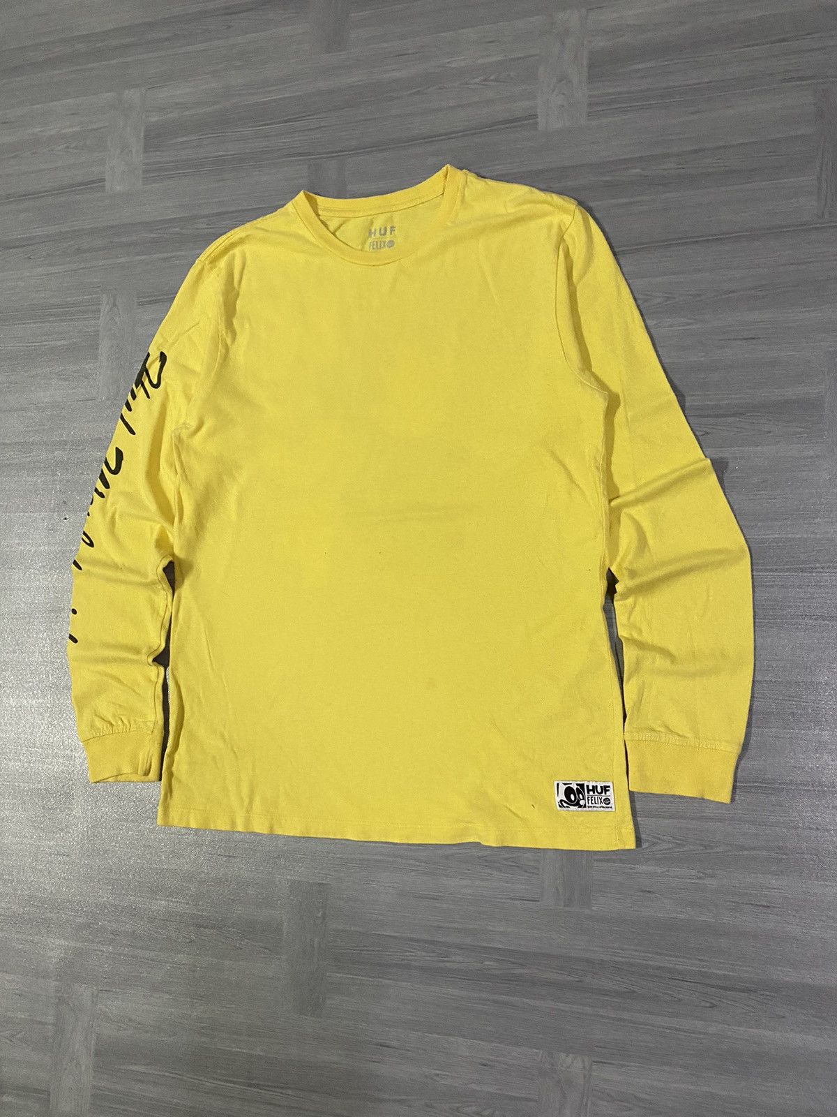 Huf Huf x Felix The Cat Graphics Yellow Long Sleeve Size US S / EU 44-46 / 1 - 11 Thumbnail