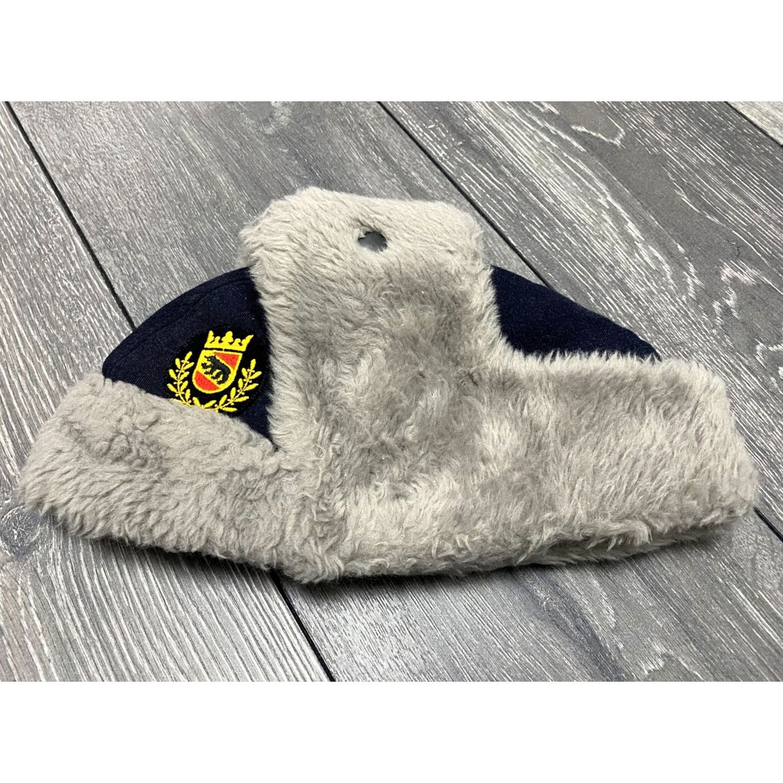 Vintage Louis Zimmermann AG Mutzenfabrik Bern Marzili Wool Hat 56 Gray - Swiss Army Bern Winter Wool Hat - 90s Style Mens Boys Mens Size ONE SIZE - 2 Thumbnail