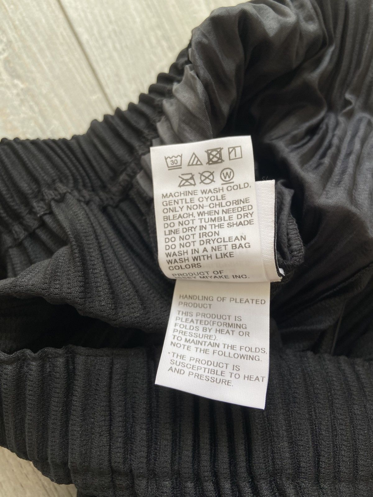 Issey Miyake Homme Plisse Pleats Please Tapered Trousers