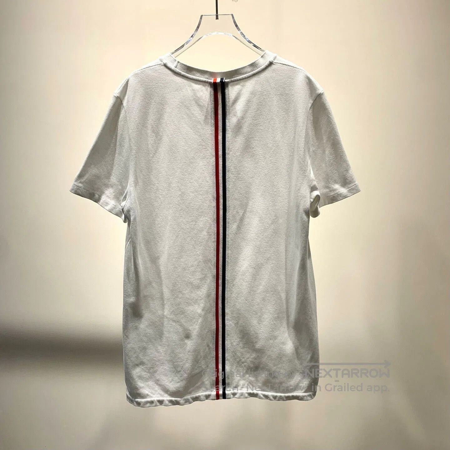 Thom Browne THOM BROWNE Classic Stripe Short Sleeve T-shirt. Size US M / EU 48-50 / 2 - 5 Thumbnail