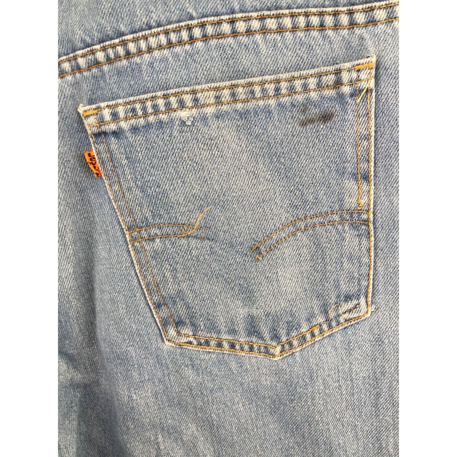 Levi's VINTAGE Levi's Jeans 38x32 Orange Tag Vintage Straight Leg Men Size US 38 / EU 54 - 6 Thumbnail