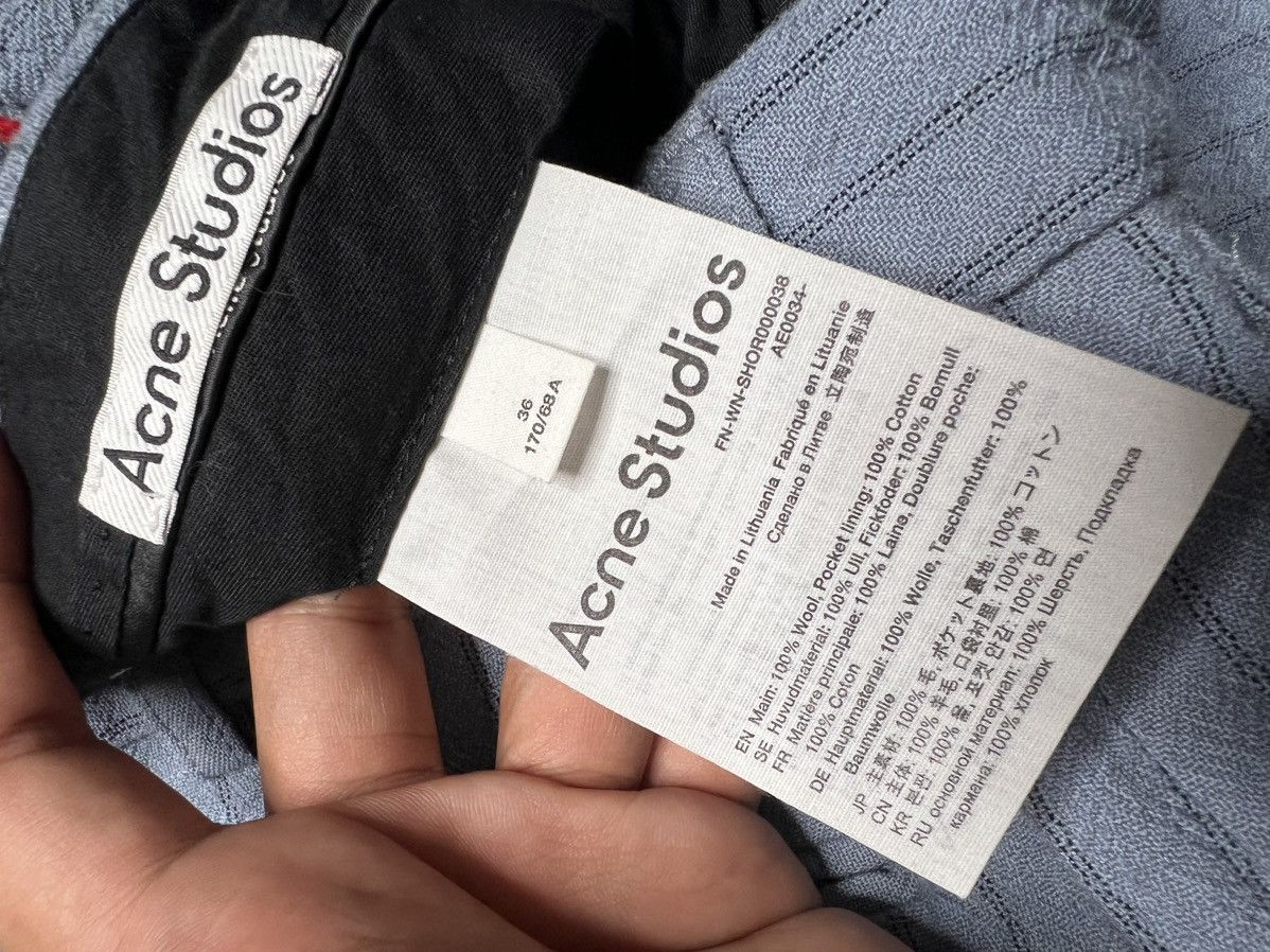 Acne Studios Acne Studios Ruthie Pinstripe Suit short Wool Size 28" / US 6 / IT 42 - 9 Thumbnail
