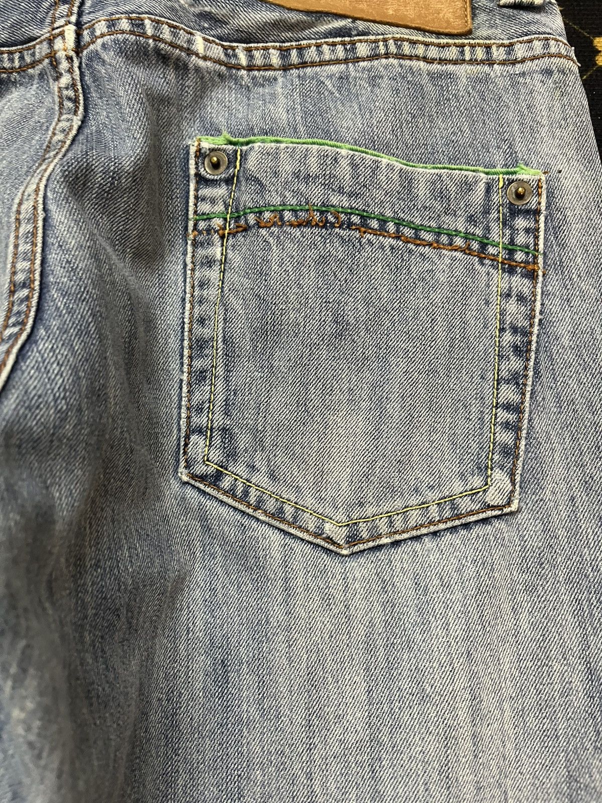 Japanese Brand Vintage Mcnaural Grunge Faded Distressed Denim Size US 30 / EU 46 - 10 Thumbnail