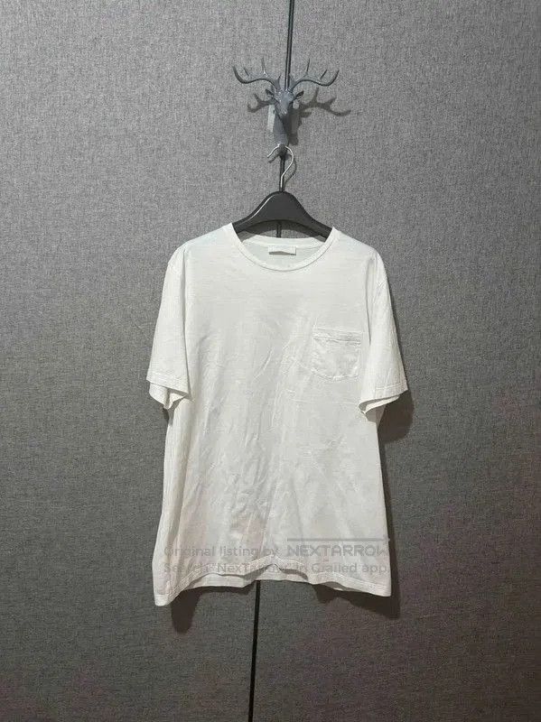 Prada Prada White Cotton Logo Embroidered T-Shirt. Size US XL / EU 56 / 4 - 1 Thumbnail