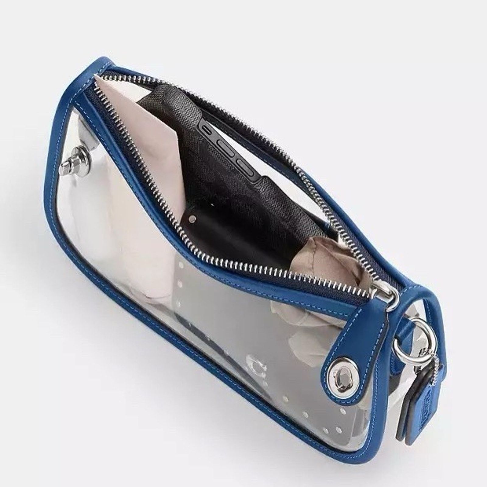 Coach NWT Coach Stadium Swinger Bag Clear Dust Bag CBH13 True Blue Size ONE SIZE - 8 Thumbnail