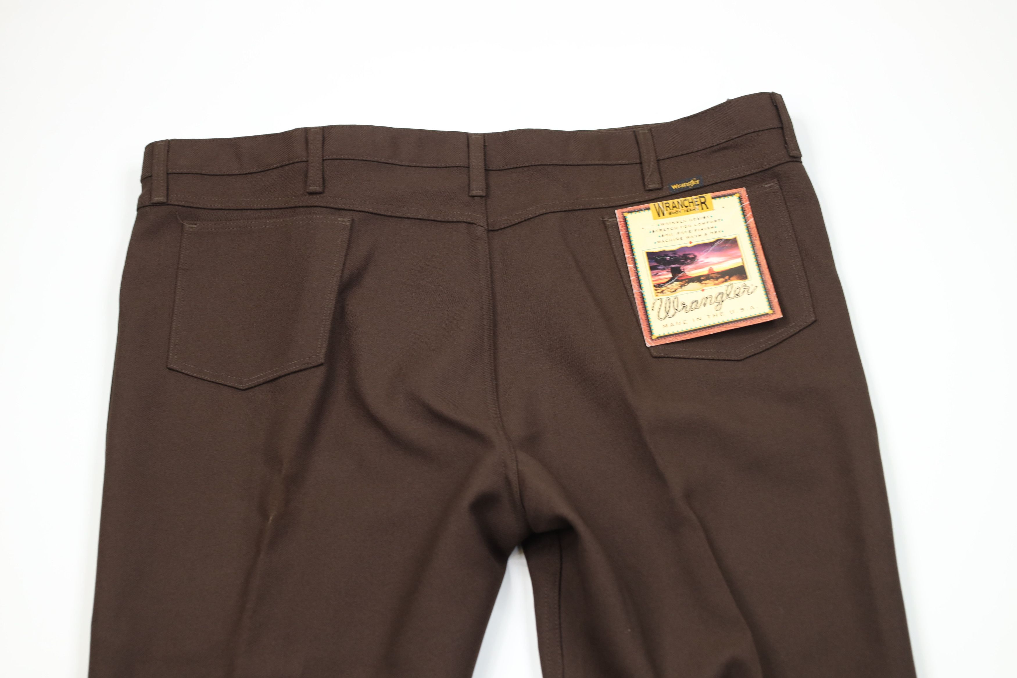 Wrangler Deadstock Vintage 90s Wrangler Bell Bottoms Chino Pants USA Size US 44 / EU 60 - 10 Thumbnail