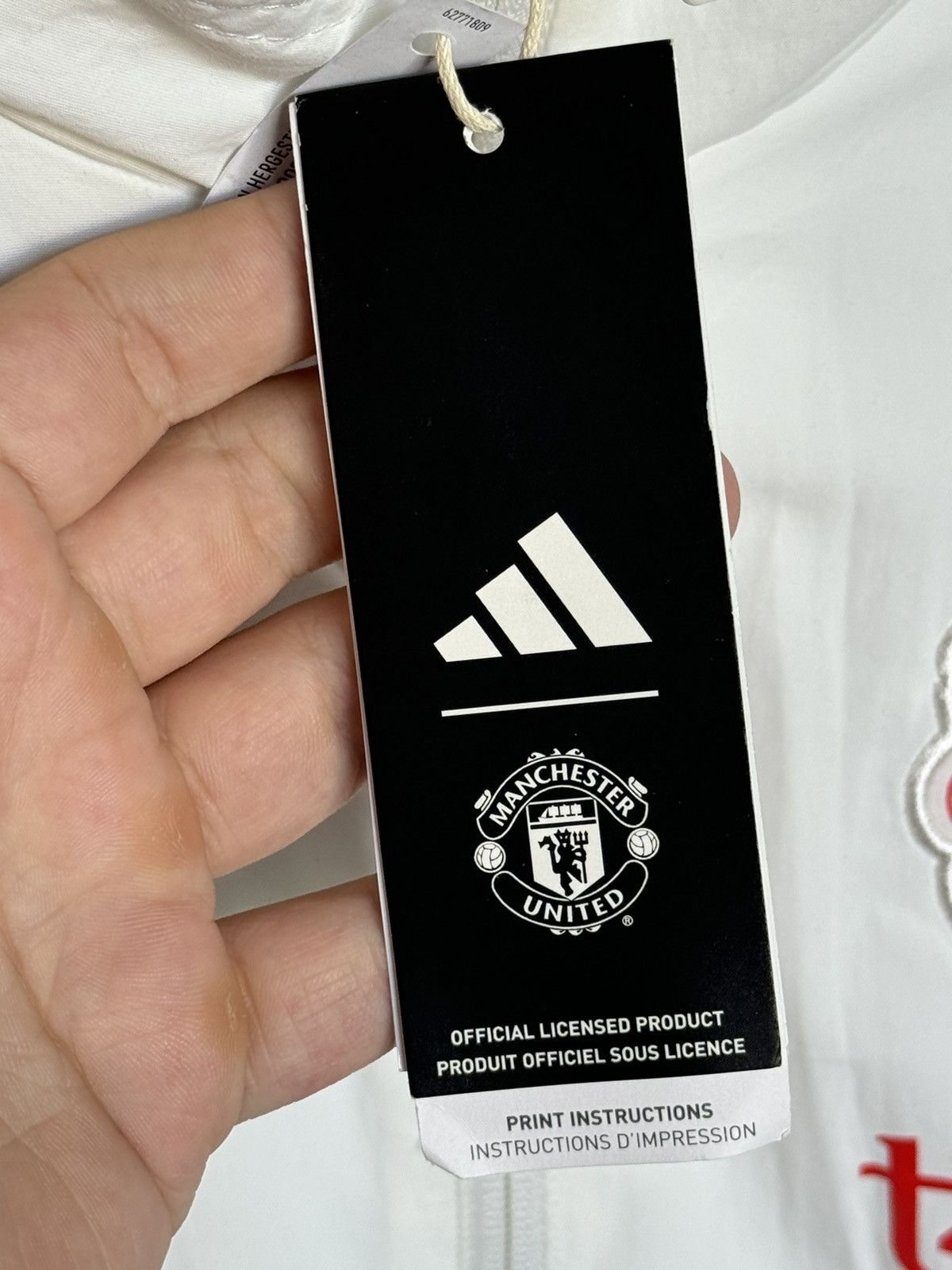 Adidas New Manchester United Training Football Jacket Size US L / EU 52-54 / 3 - 8 Thumbnail
