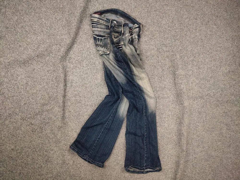 Le Grande Bleu (L.G.B.) Vintage Eclix le Grand Bleu Y2K Flared Jeans hysteric Size US 34 / EU 50 - 1 Thumbnail