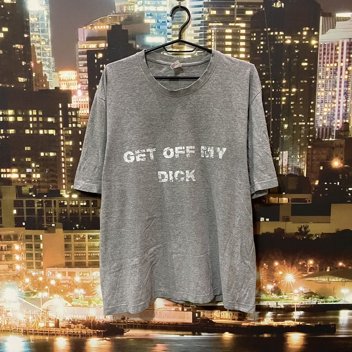Vintage Vintage 90s Graphic Tee Humor Streetwear Sun Faded Oversized Size US L / EU 52-54 / 3 - 1 Thumbnail