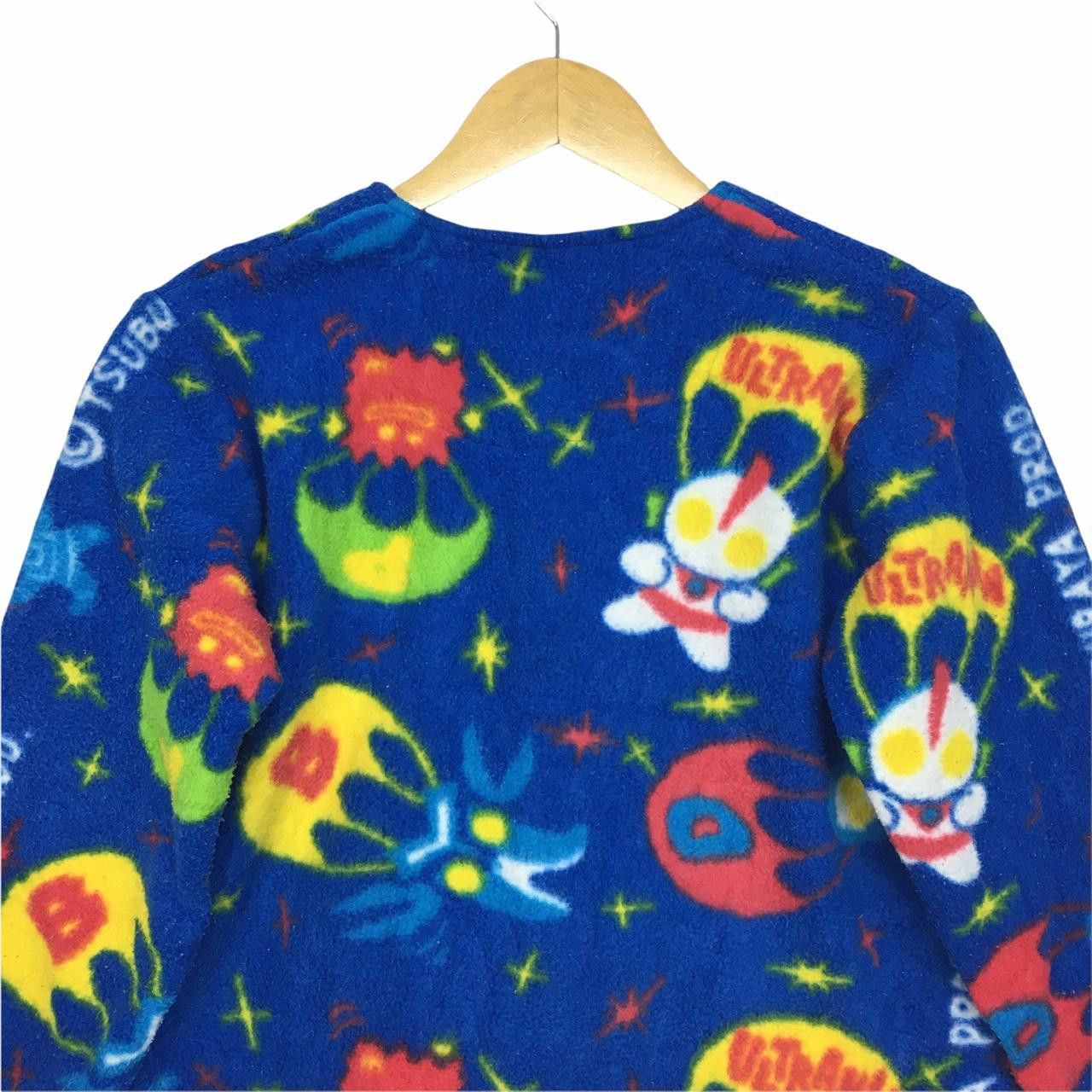 Vintage Vtg ULTRAMAN Tsuburaya Production Button Up Fleece Shirt Size US S / EU 44-46 / 1 - 4 Thumbnail