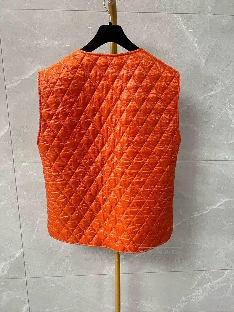 Hermes Hermes Orange cotton vest Size US XXL / EU 58 / 5 - 2 Thumbnail