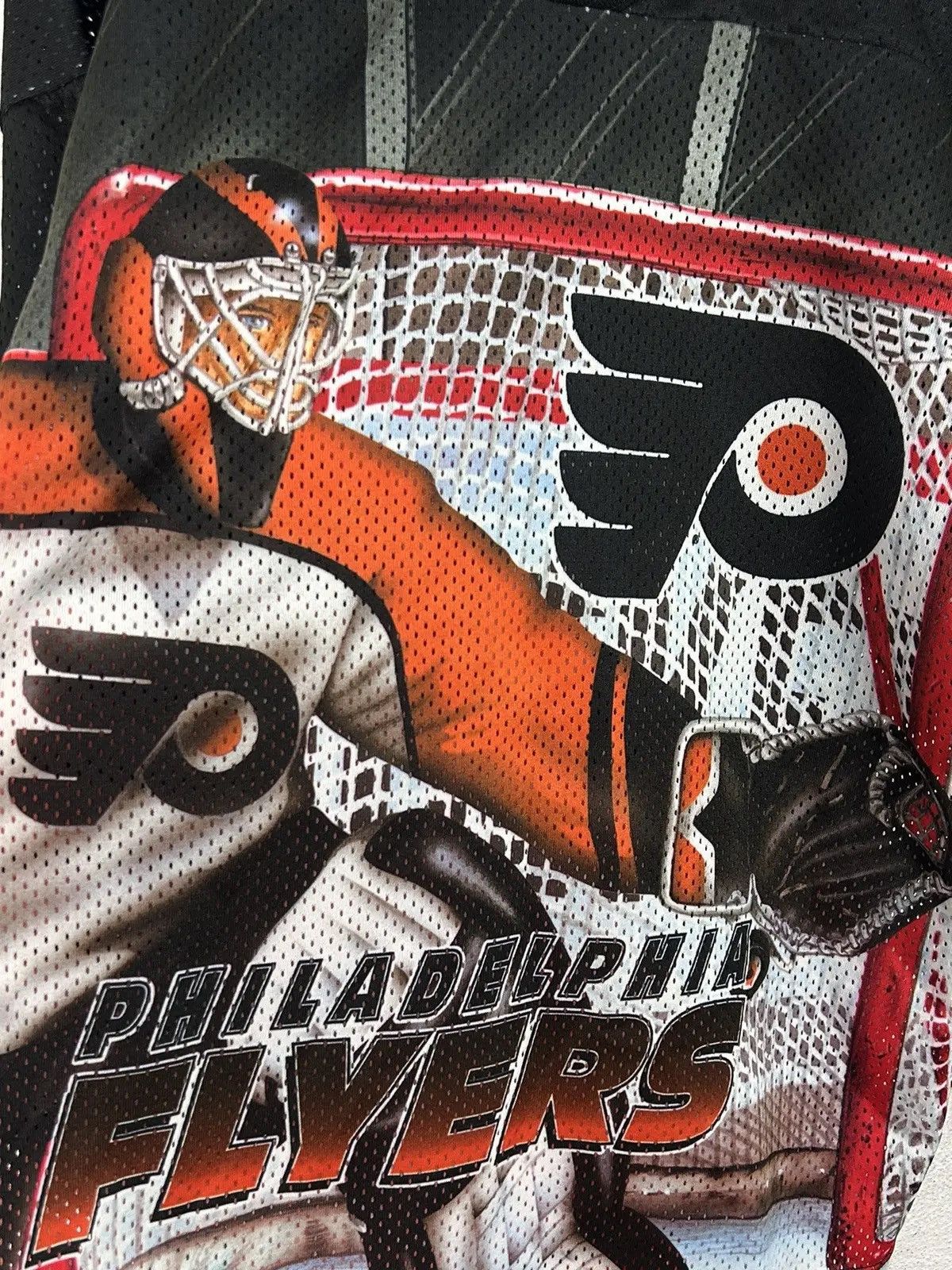 Ccm 80s Vintage CCM Philadelphia Flyers Allover AOP Jersey Size US M / EU 48-50 / 2 - 2 Thumbnail
