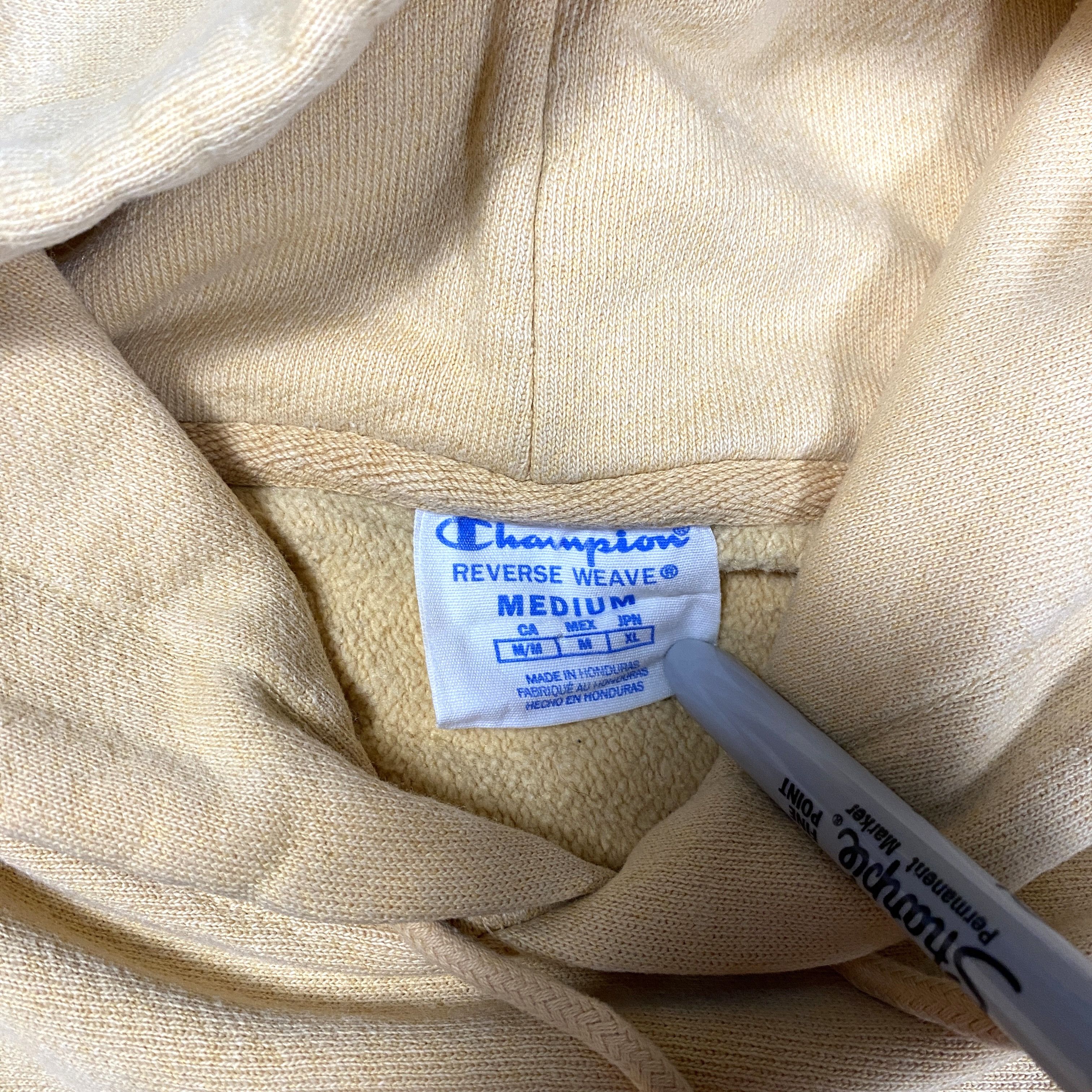 Champion Peach Vintage Champion Reverse Weave Hoodie Medium Size US M / EU 48-50 / 2 - 4 Thumbnail