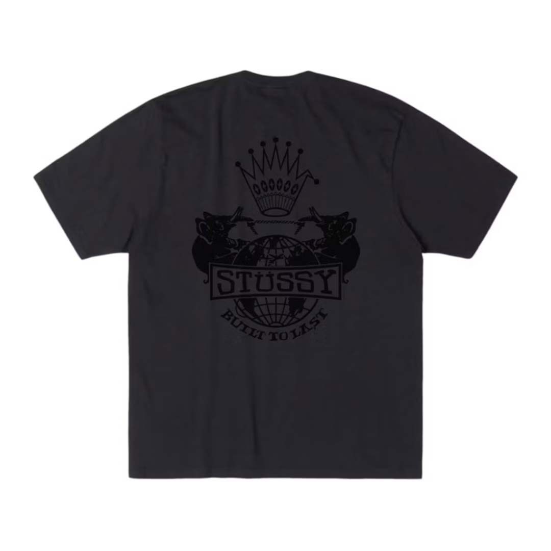 Stussy Built to Last Tee Faded Black Size US S / EU 44-46 / 1 - 1 Thumbnail