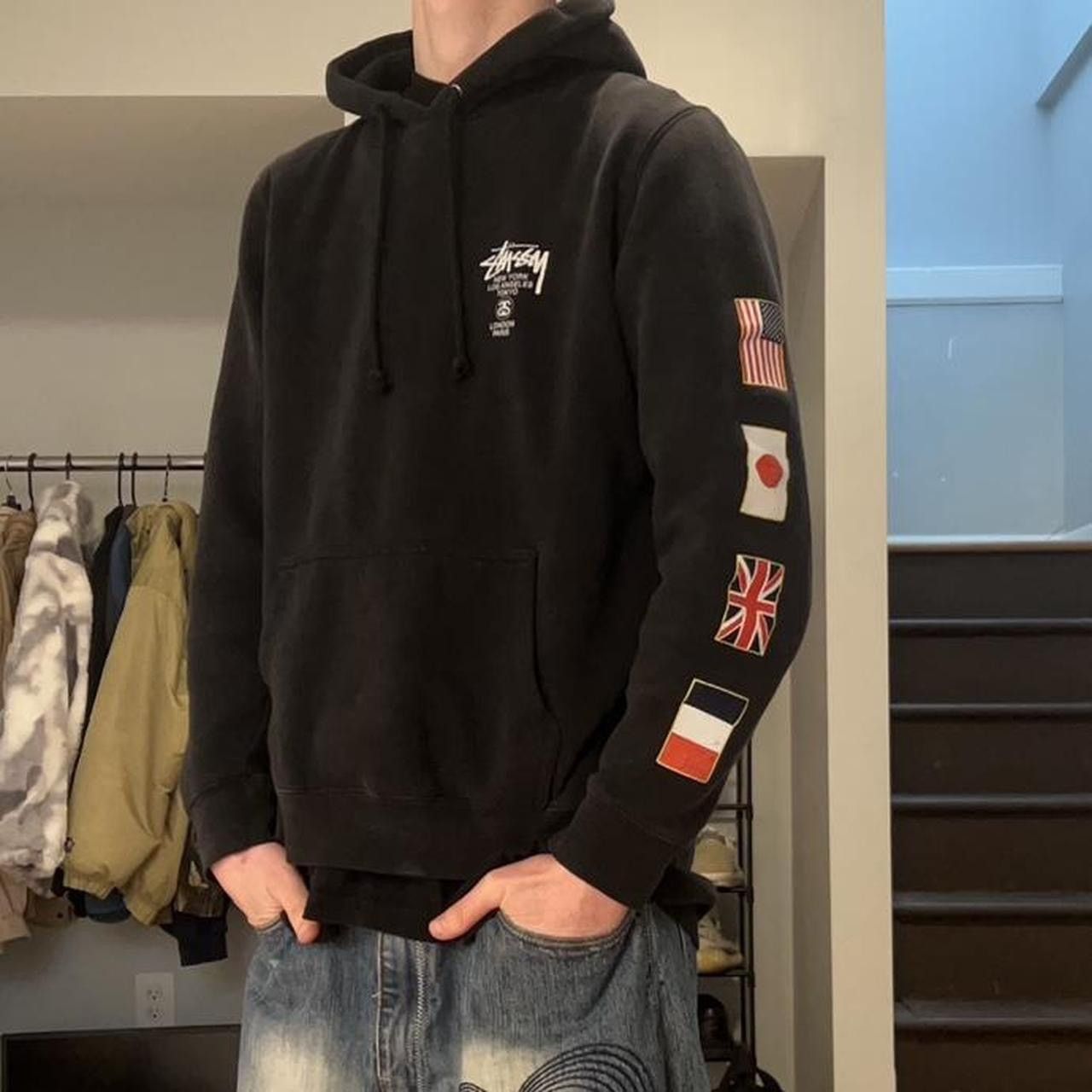 Stussy Stussy World Tour Hoodie Size US M / EU 48-50 / 2 - 1 Thumbnail