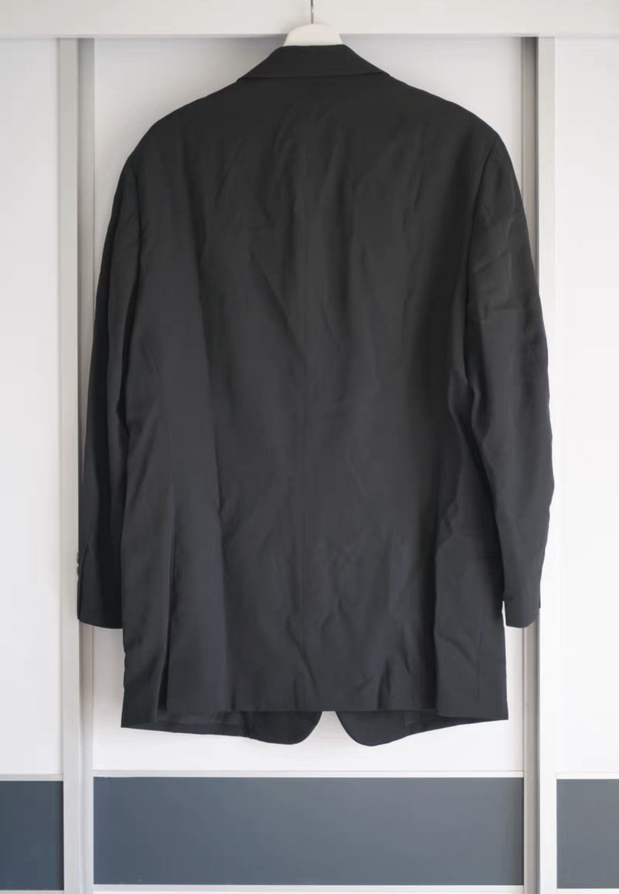 Yohji Yamamoto Yohji Yamamoto 11aw Crow Asymmetrical Double Blazer K4 Size US L / EU 52-54 / 3 - 2 Thumbnail