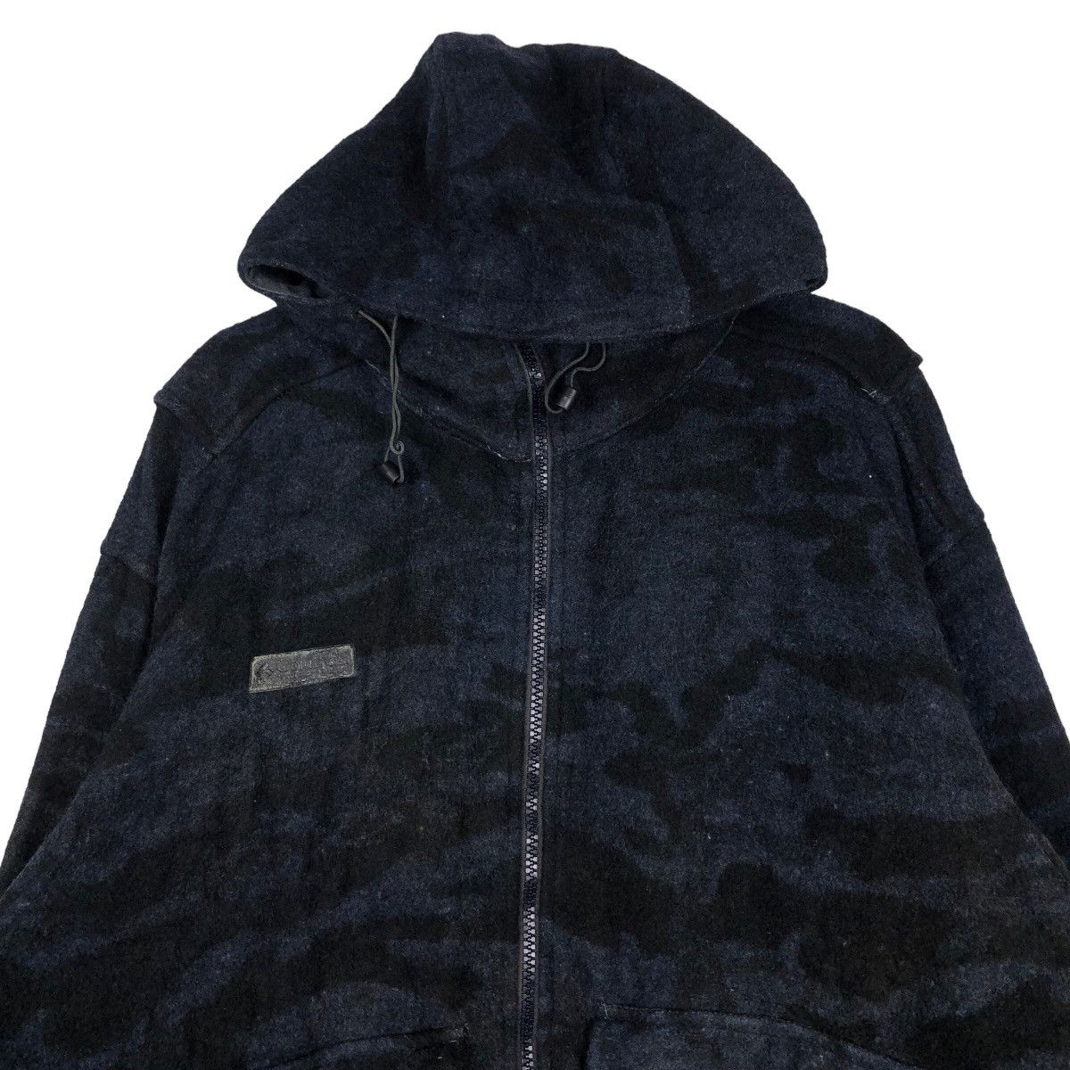 Japanese Brand 🔥Vintage Heavy Jacket Hoodie Columbia Blue Camo Design Size US XL / EU 56 / 4 - 3 Thumbnail